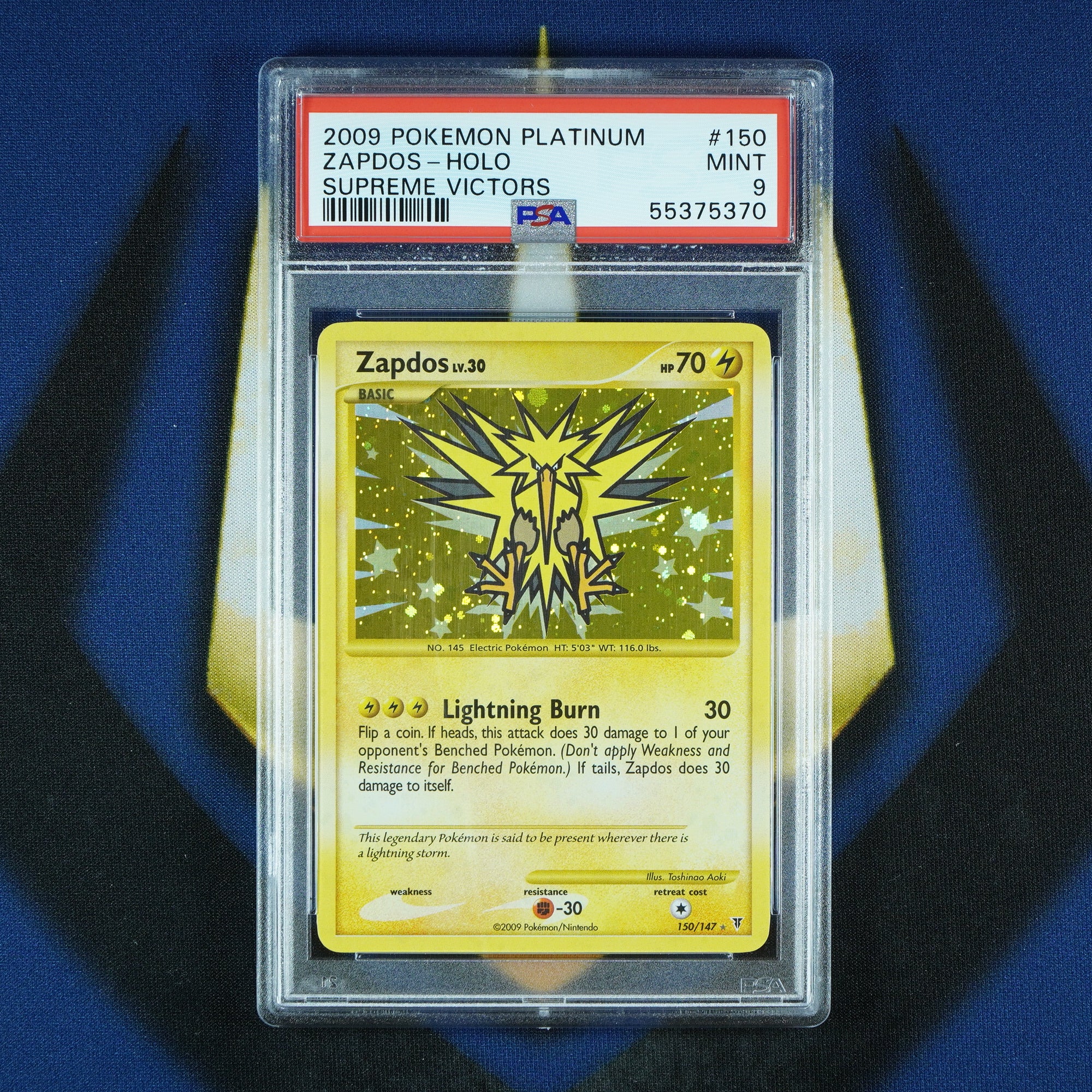 Zapdos Moltres Articuno Supreme Victors Holo Set 148 149 150/147 [PSA 9]