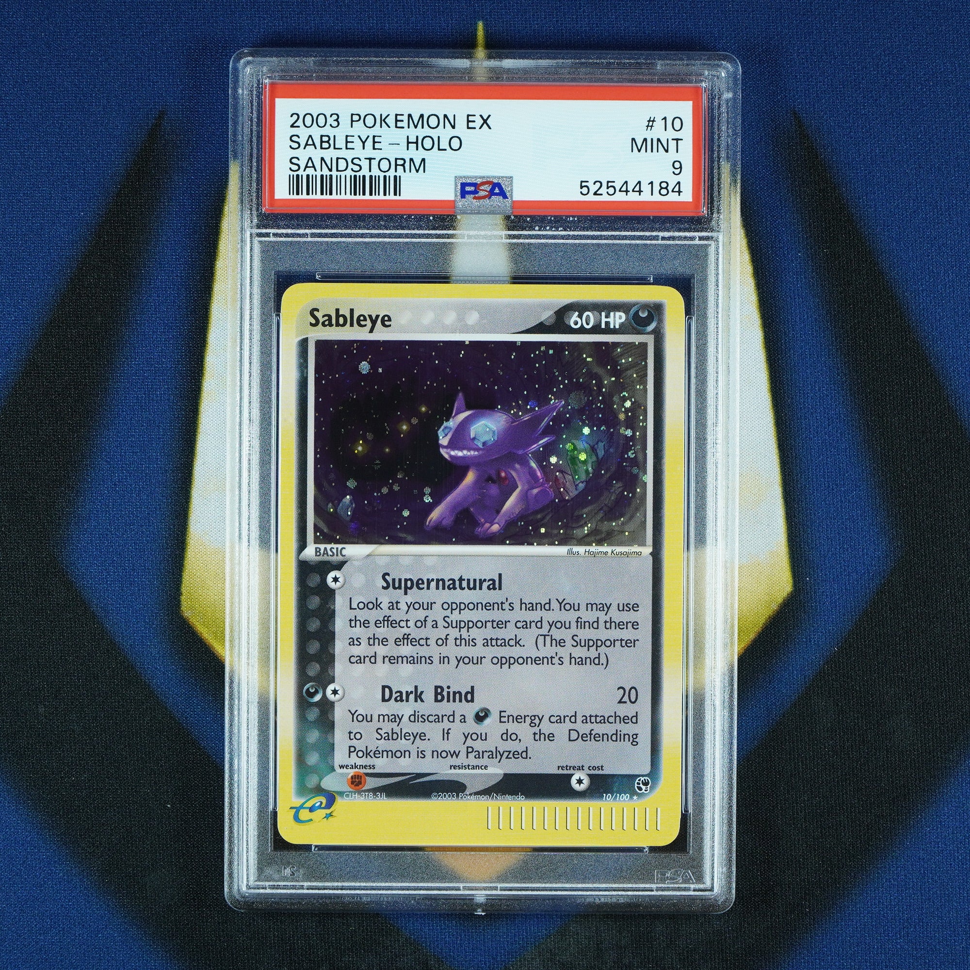 Sableye EX Sandstorm Holo 10/100 [PSA 9]
