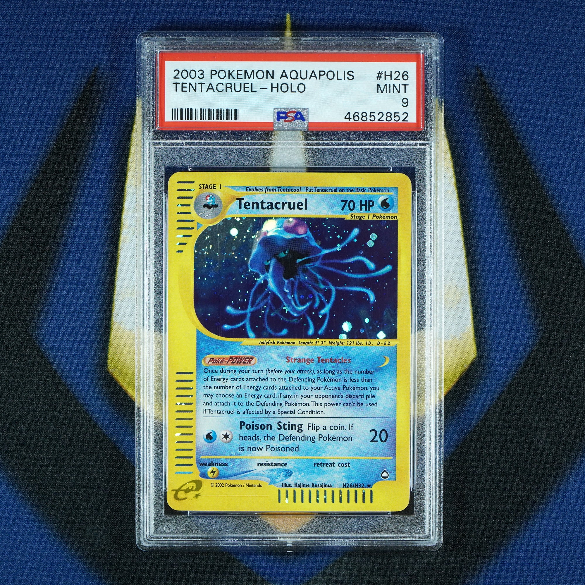 Tentacruel Aquapolis Holo H26/H32 [PSA 9]