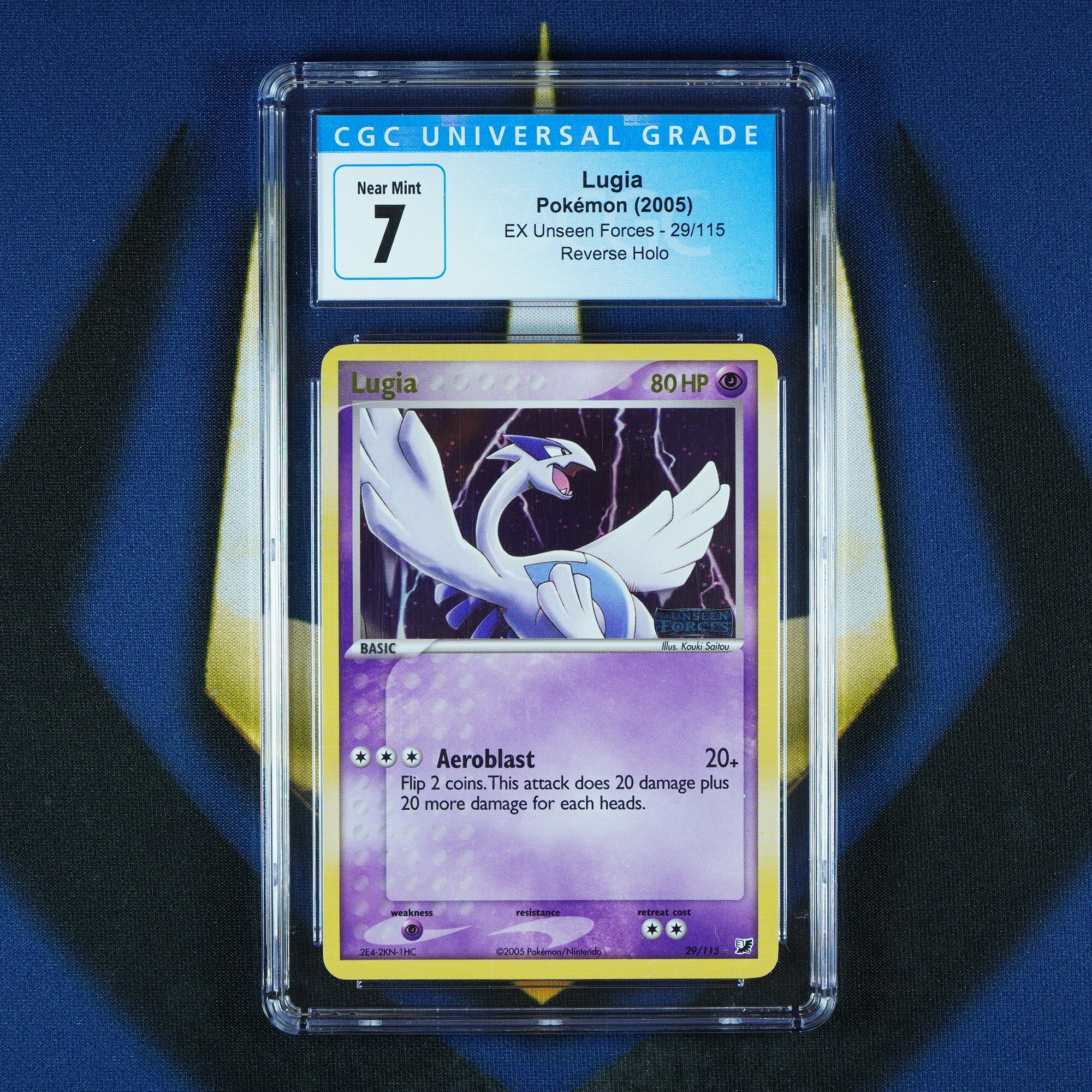 Lugia EX Unseen Forces Reverse Holo 29/115 [CGC 7]