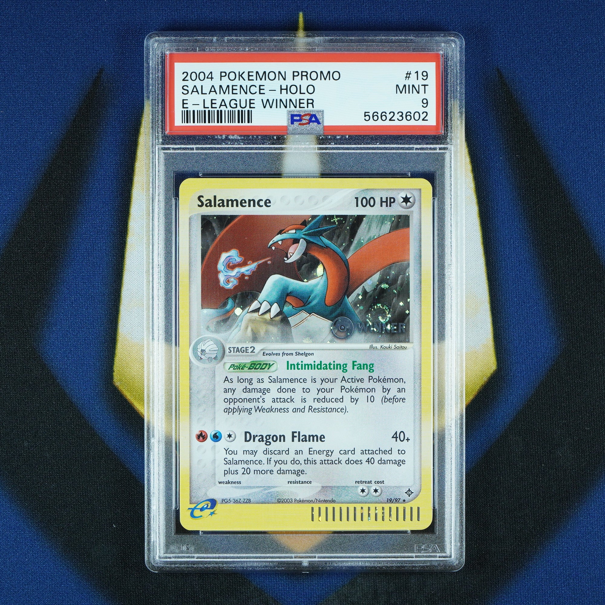 Salamence E-League Winner EX Dragon Holo 19/97 [PSA 9]