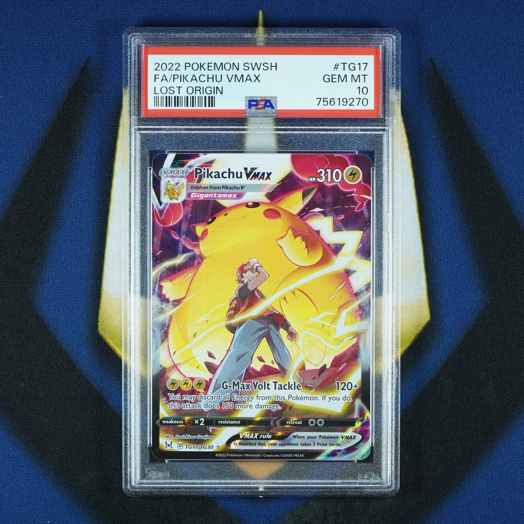 Pikachu VMAX Lost Origin Trainer Gallery TG17/TG30 [PSA 10]