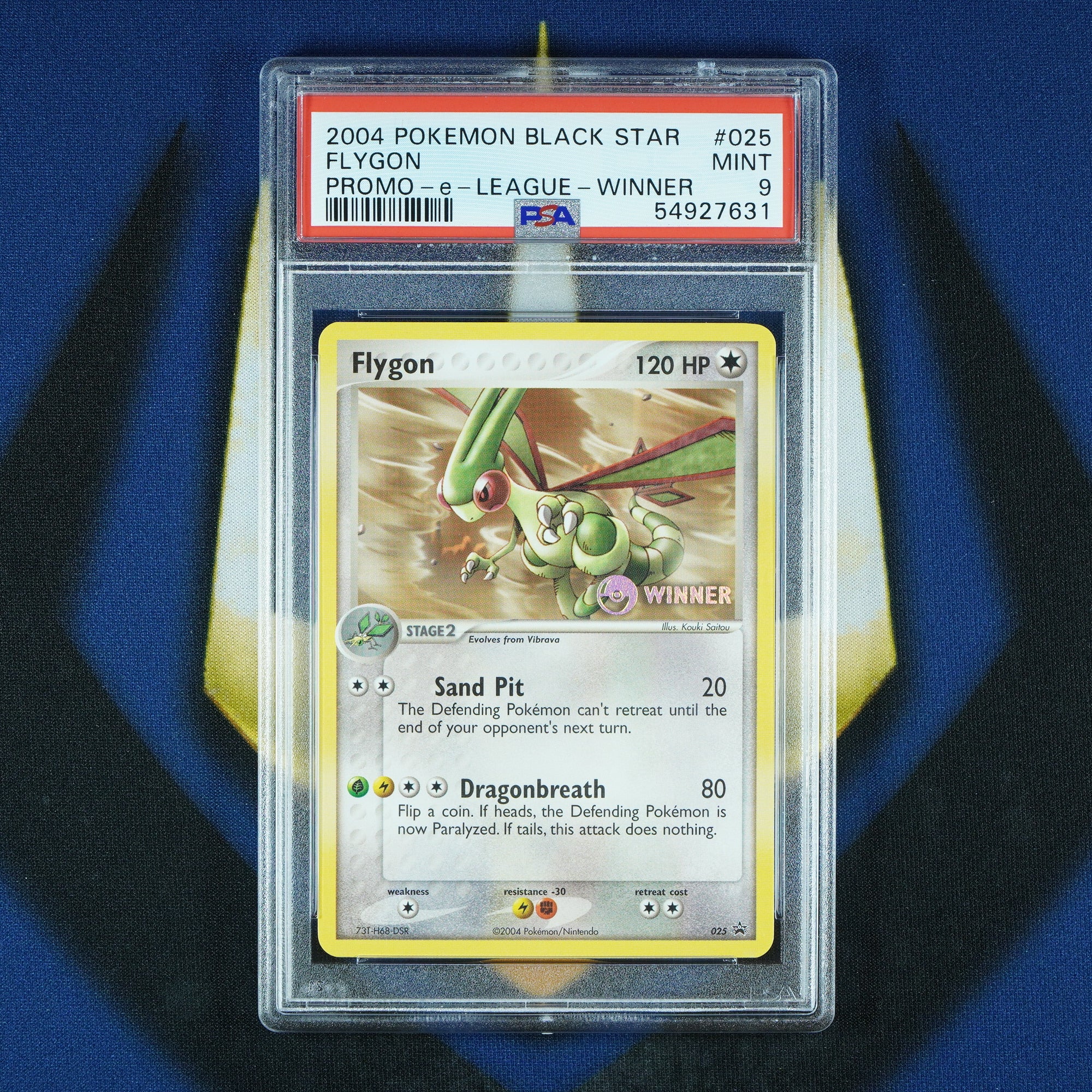 Flygon E-League Winner Black Star Promo 025 [PSA 9]