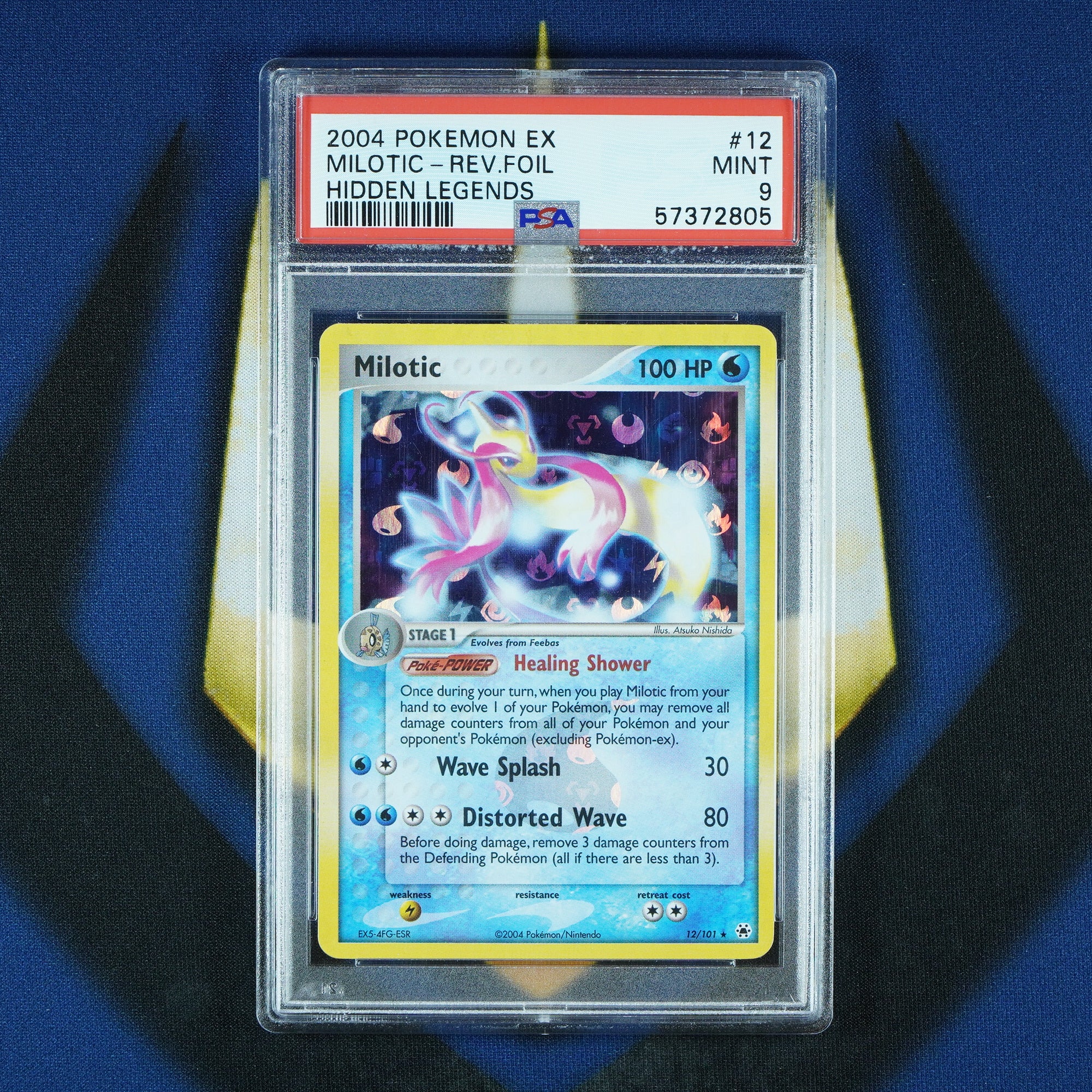 Milotic EX Hidden Legends Reverse Holo 12/101 [PSA 9]