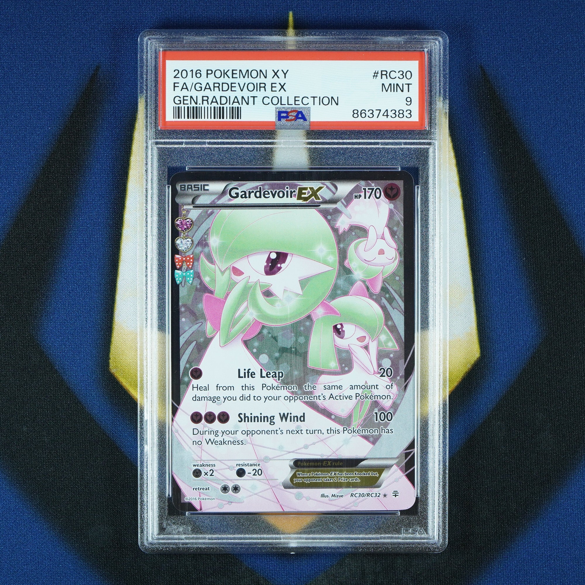 Gardevoir EX Radiant Collection Full Art RC30/RC32 [PSA 9]