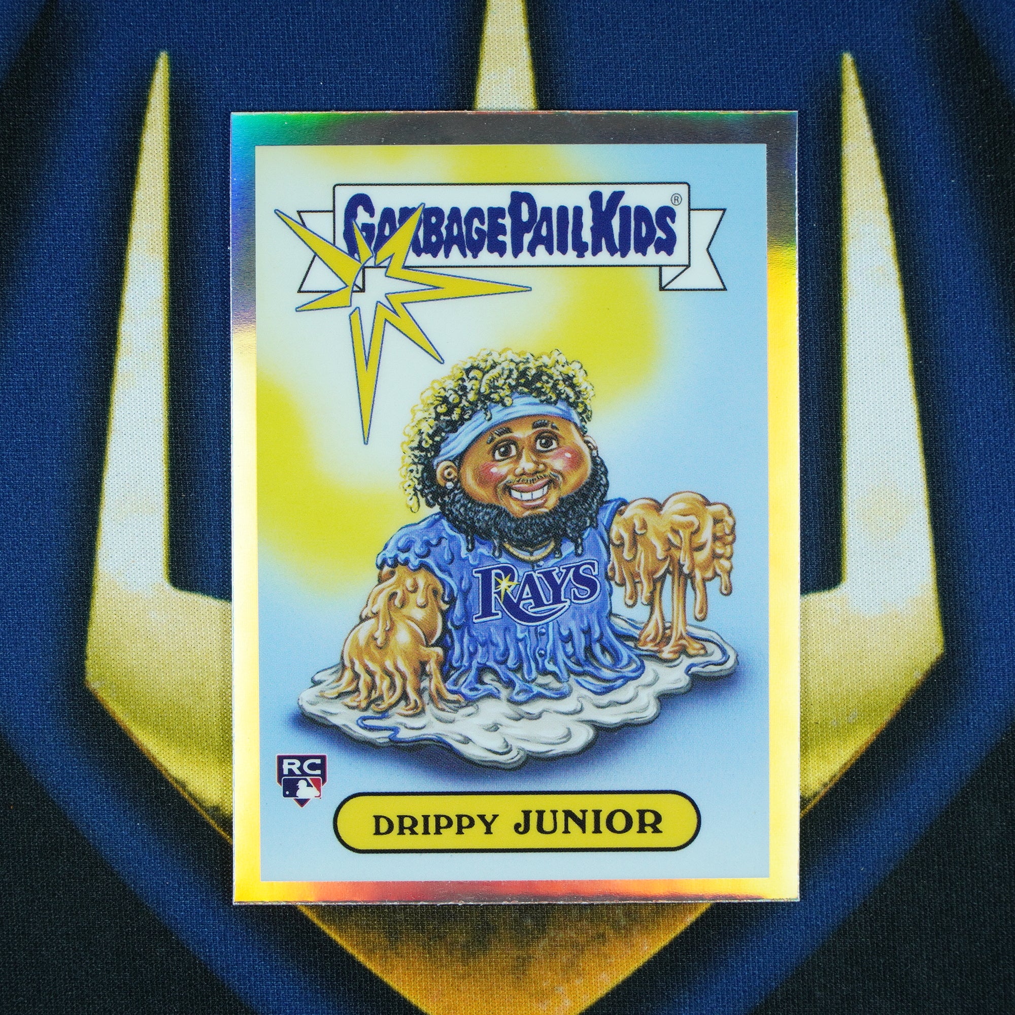 Junior Caminero 2024 Bowman Chrome Garbage Pail Kids Drippy Junior RC