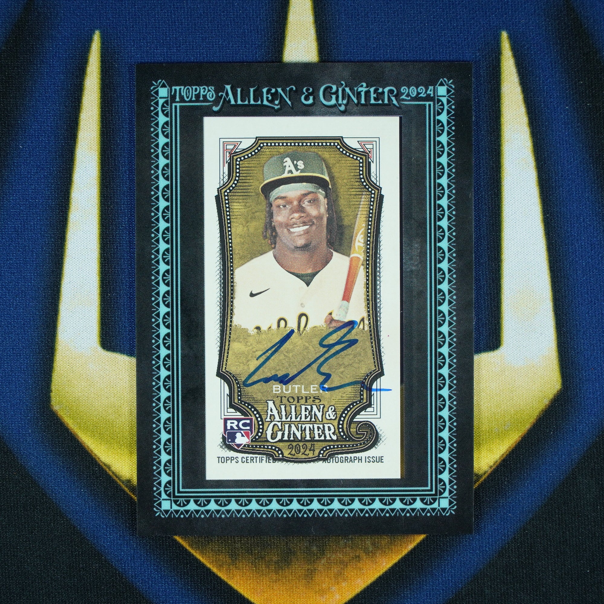 Lawrence Butler 2024 Topps Allen & Ginter Framed Mini Auto /25 RC