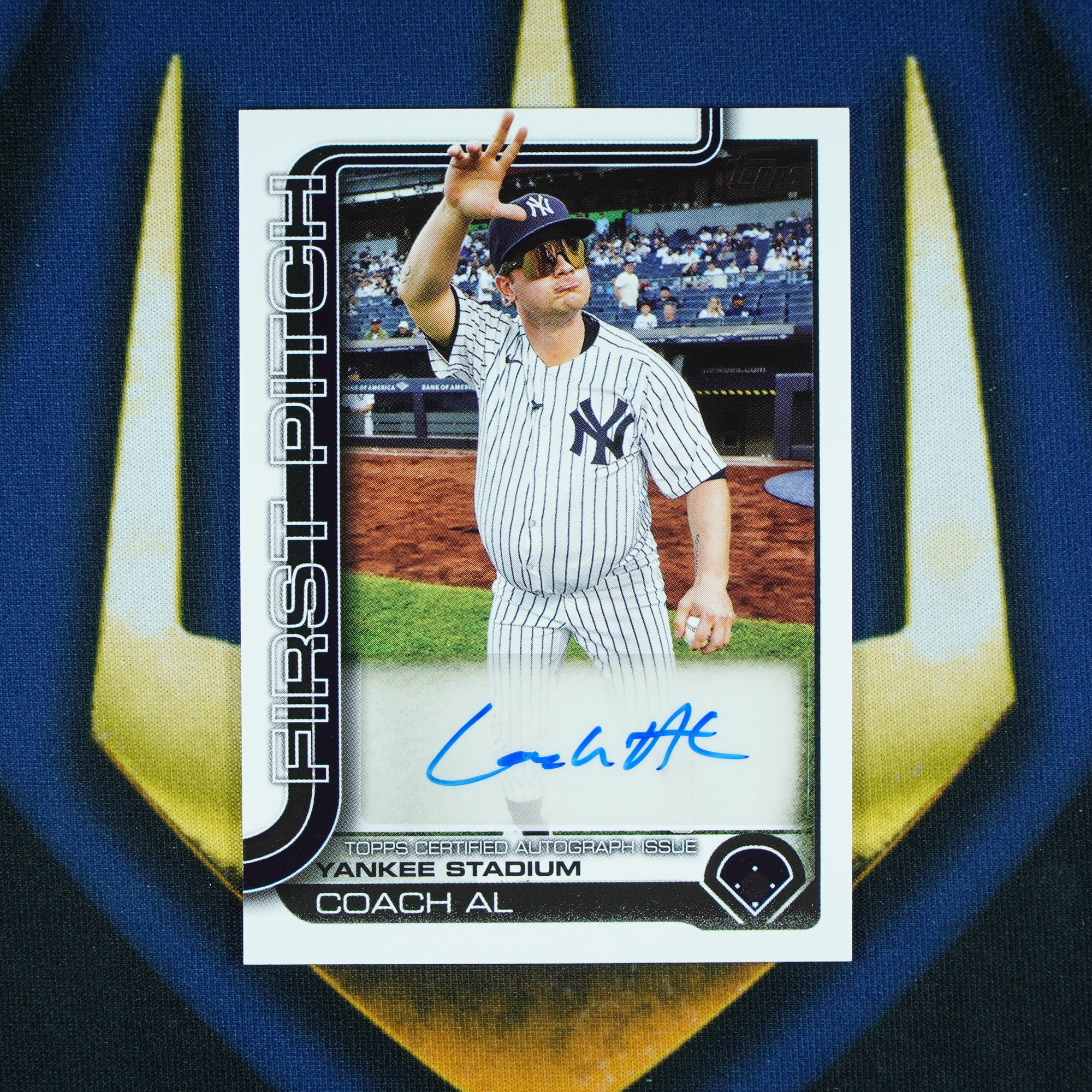 Coach Al 2025 Topps Series 1 First Pitch Auto /99