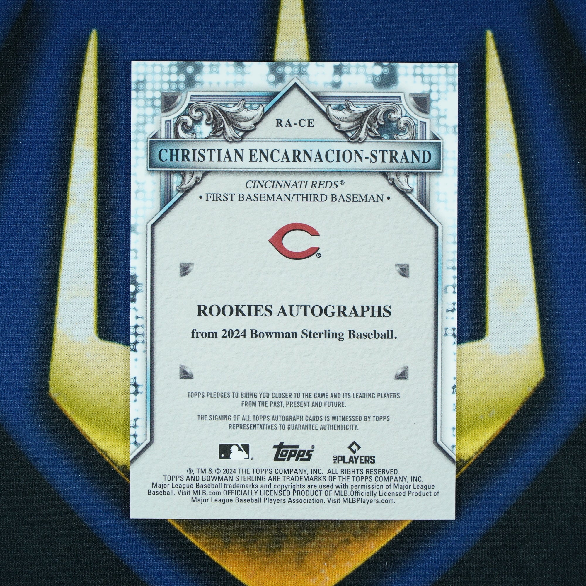 Christian Encarnacion-Strand 2024 Bowman Sterling Orange Auto /75 RC