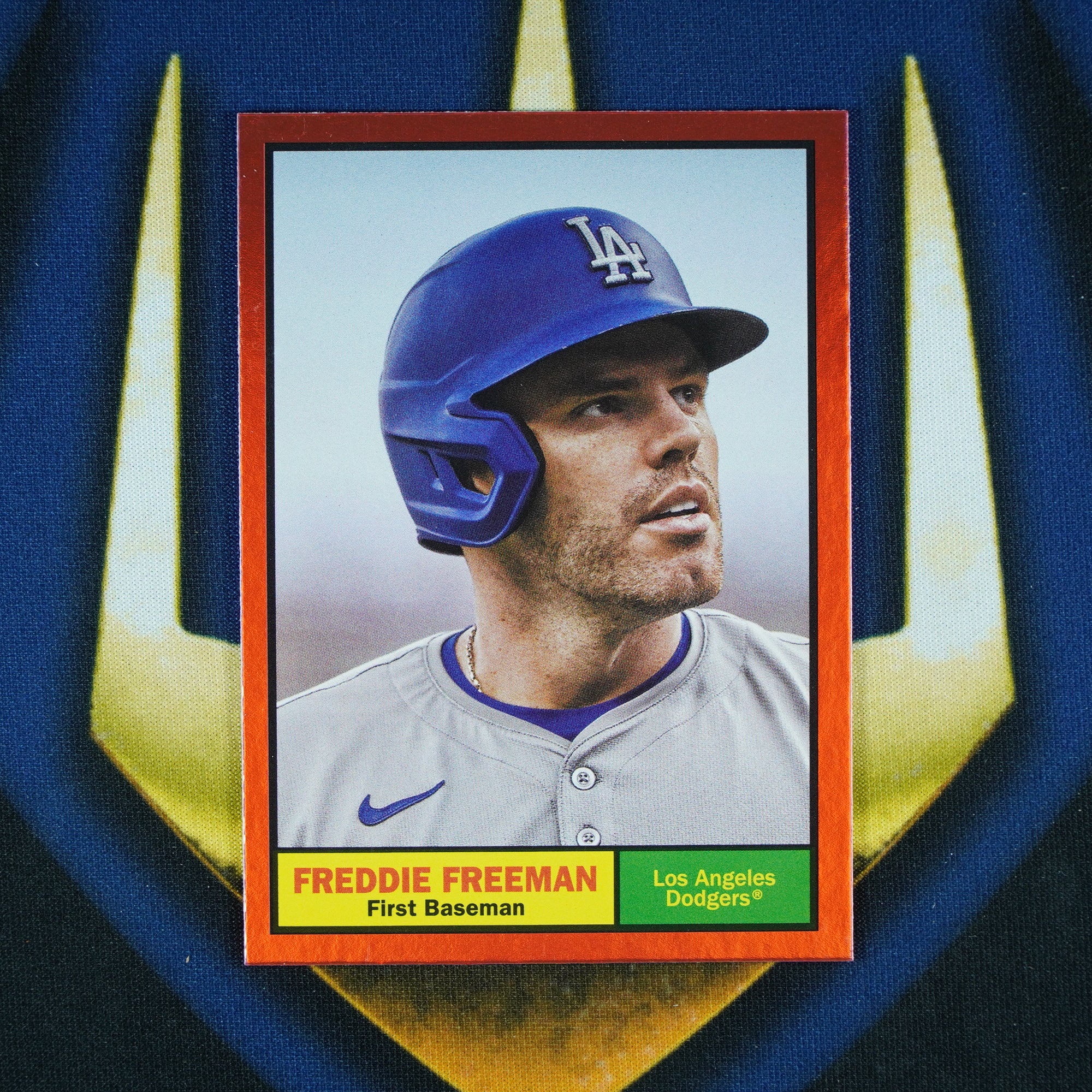 Freddie Freeman 2024 Topps Archives 1961 Red Hot Foilboard /50