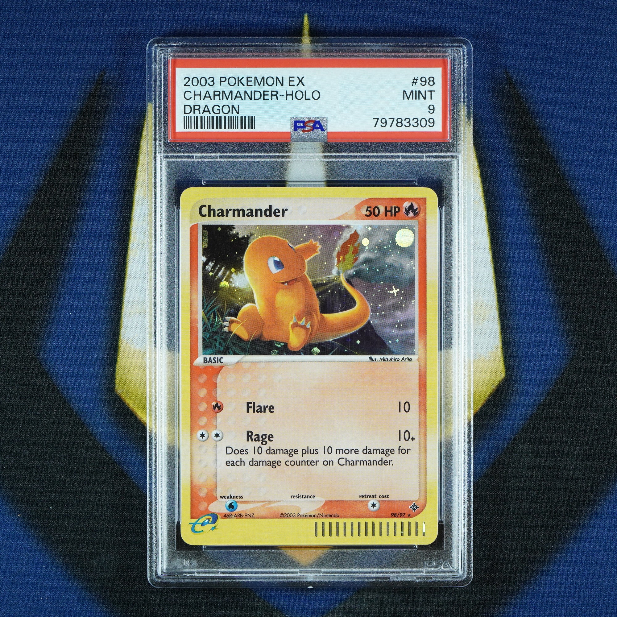 Charmander EX Dragon Holo Rare 98/97 [PSA 9]