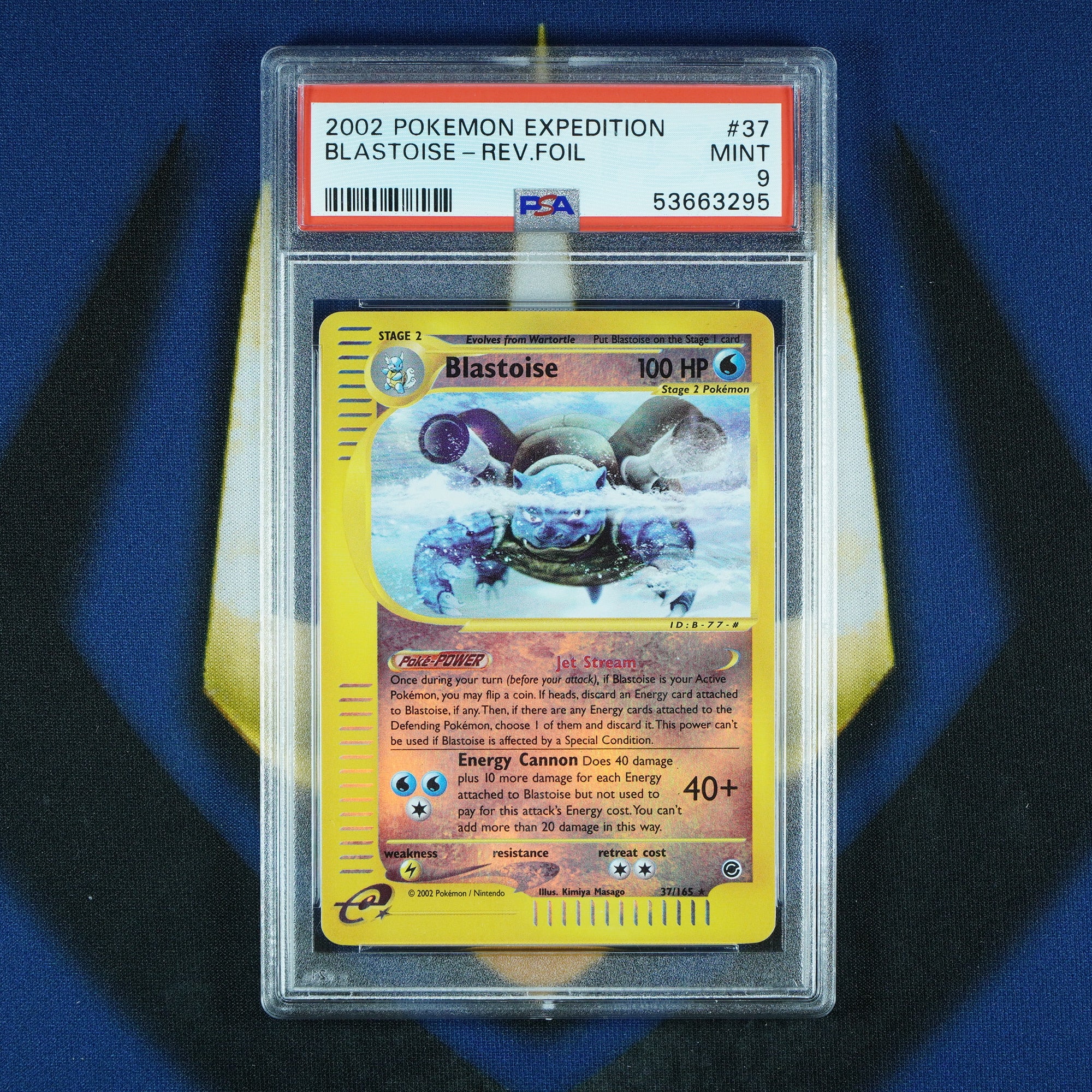 Blastoise Expedition Reverse Holo Rare 37/165 [PSA 9]