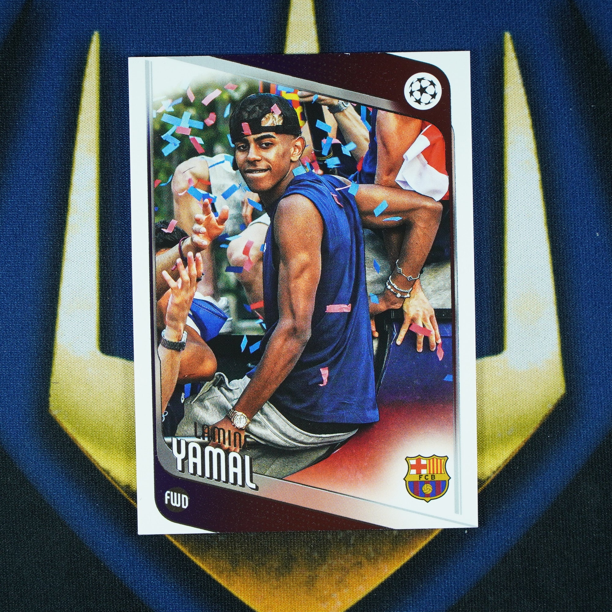 Lamine Yamal 2025-26 Topps UEFA Club Competitions Image Variation