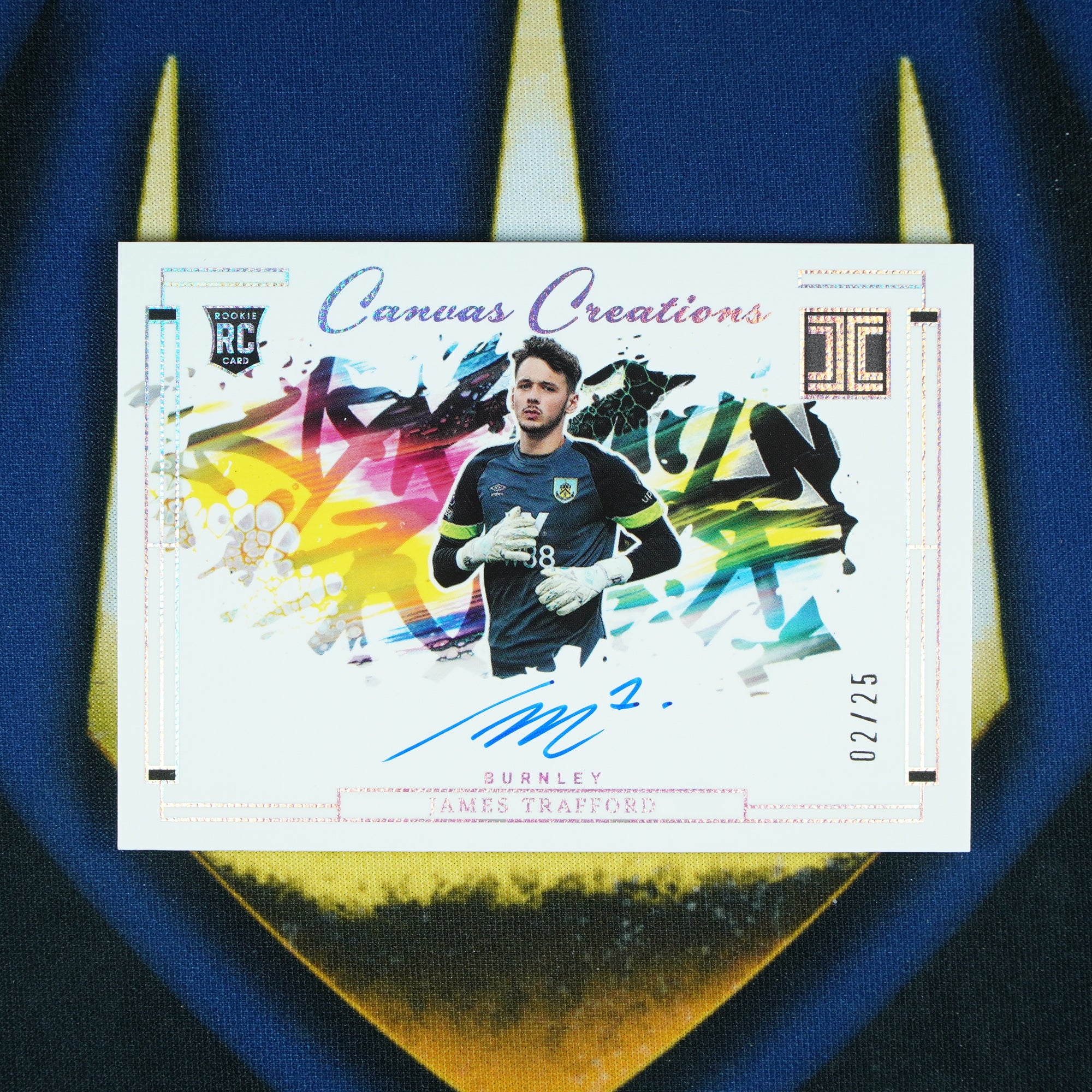 James Trafford 2023-24 Panini Impeccable Canvas Creations Auto /25 RC
