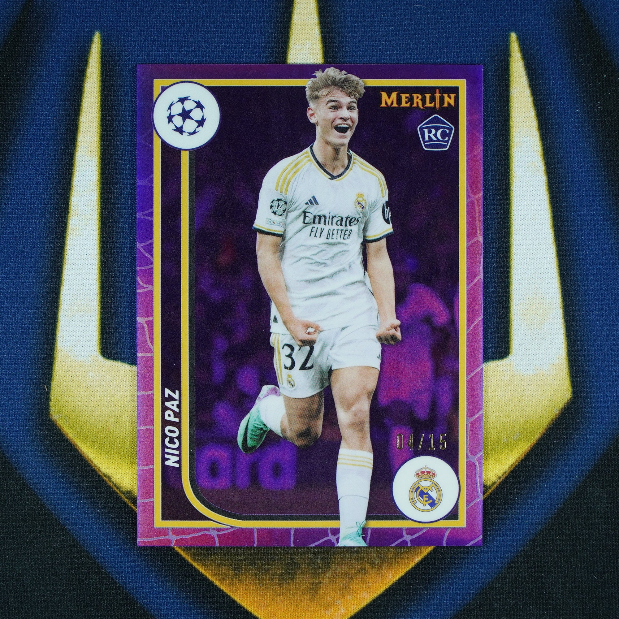 Nico Paz 2023-24 Topps Merlin Purple /15