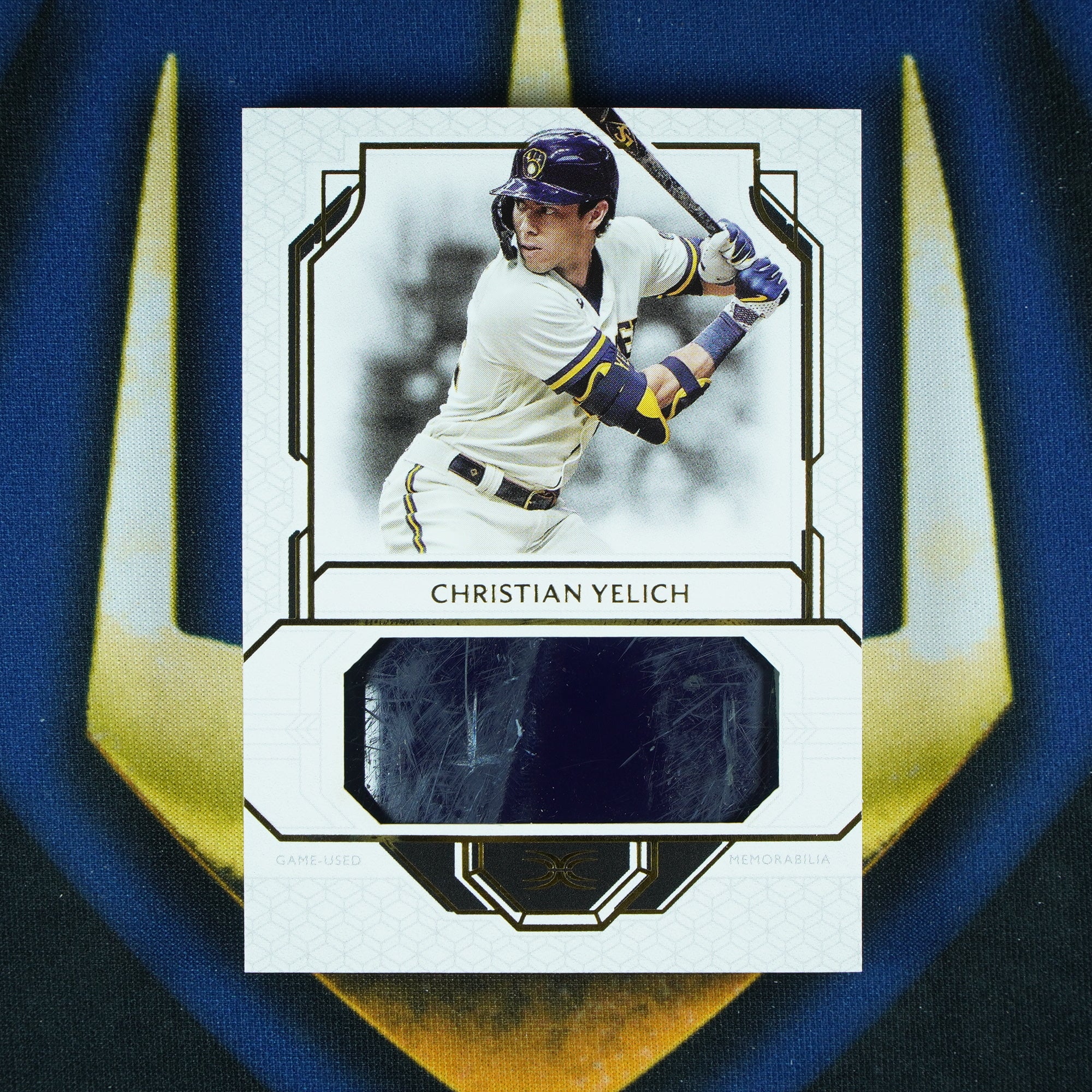 Christian Yelich 2024 Topps Definitive Helmet Relic /44