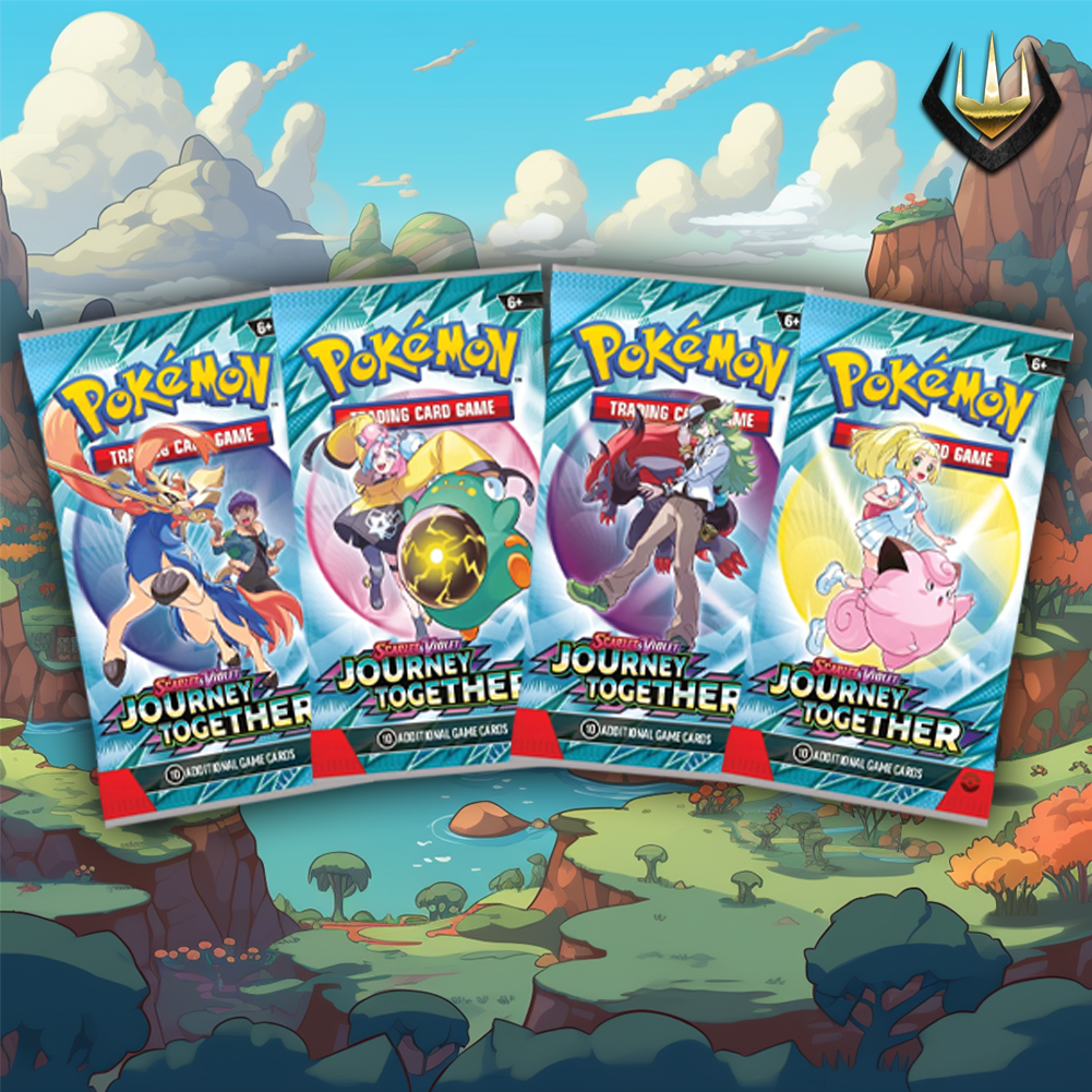 Journey Together Pokémon Booster Pack Art Set [Set Of 4]