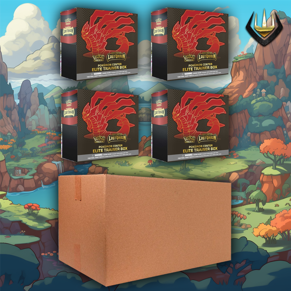 Lost Origin Pokemon ETB Elite Trainer Box Case Pokemon Center [4 Boxes/Case]