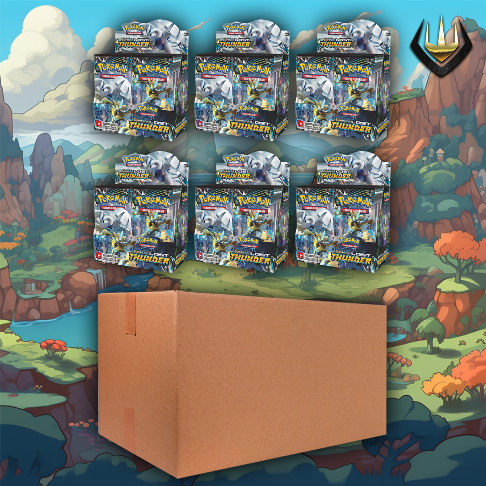 Lost Thunder Pokemon Sealed Case [6 Booster Boxes/Case]