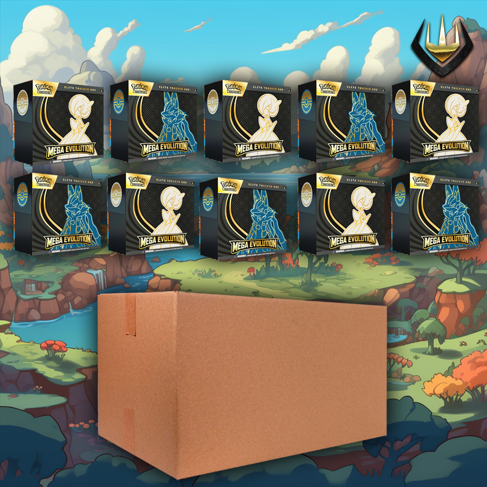Mega Evolution Pokemon ETB Elite Trainer Box Case [10 Boxes/Case]