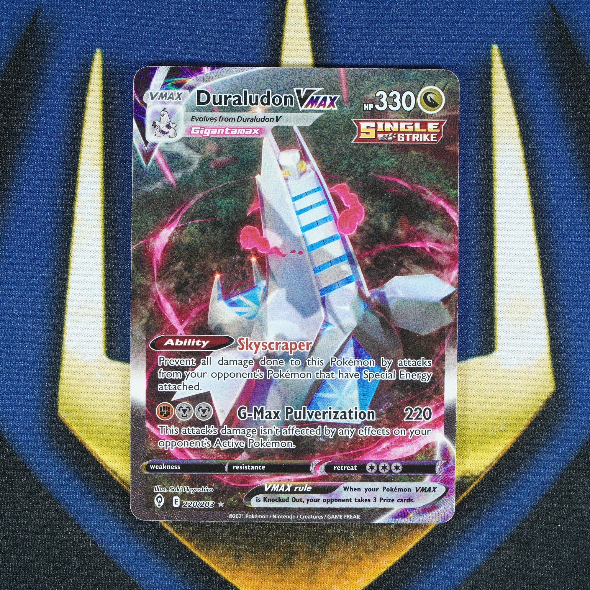 Duraludon VMAX EVOLVING SKIES Alt Art Ultra Rare 220/203 [M]