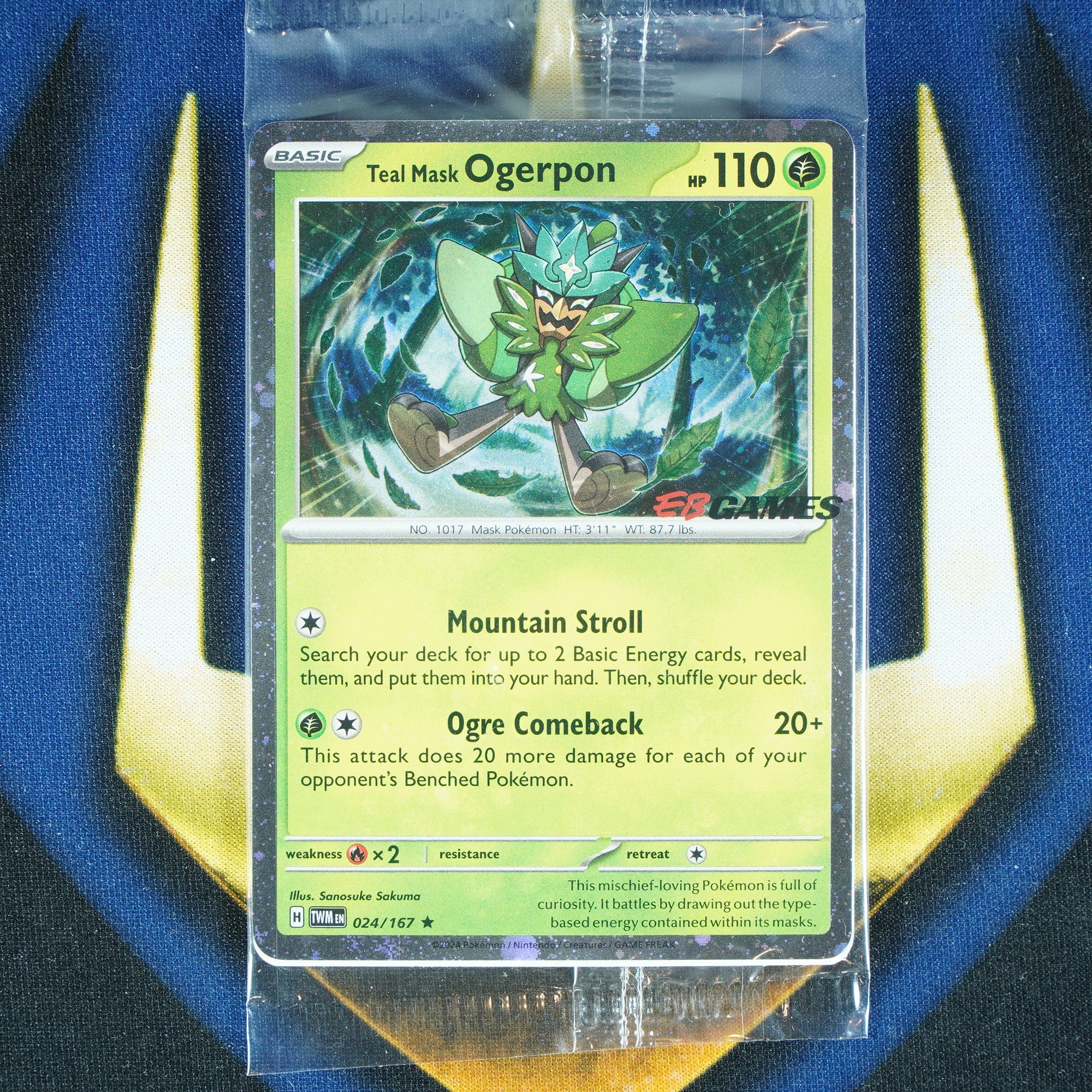 Teal Mask Ogerpon EB GAMES PROMO Promo 024/167 [SEALED M]