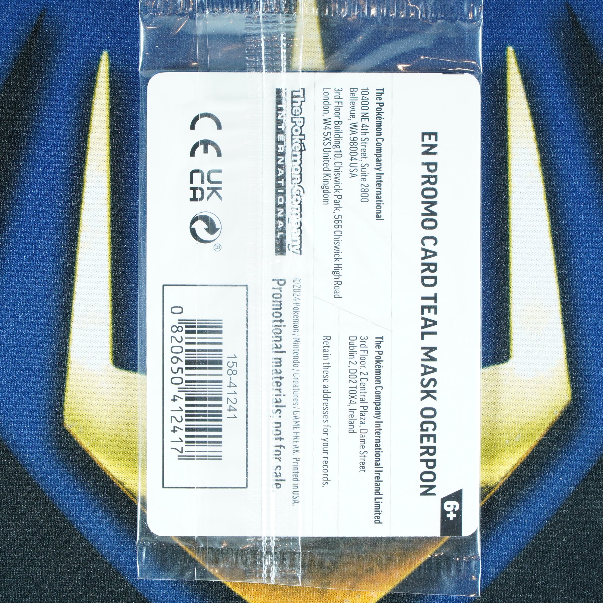 Teal Mask Ogerpon EB GAMES PROMO Promo 024/167 [SEALED M]