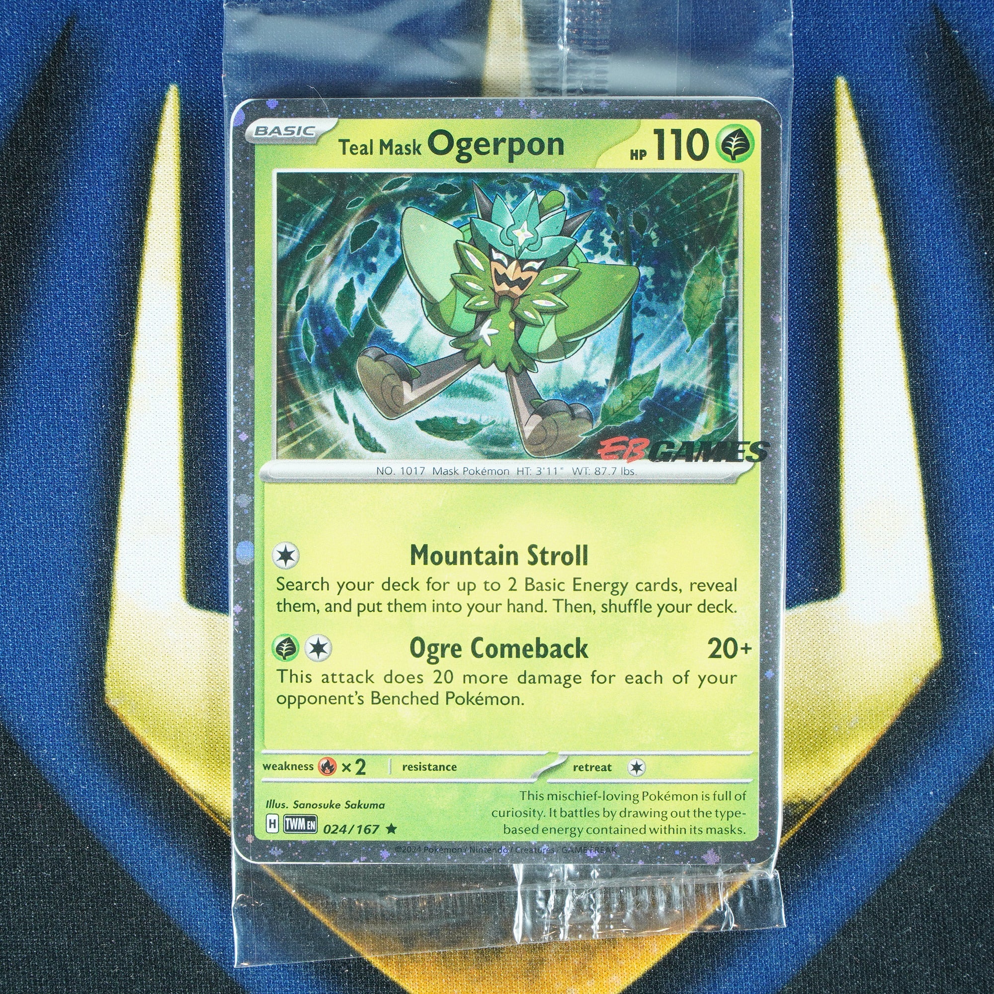 Teal Mask Ogerpon EB GAMES PROMO Promo 024/167 [SEALED M]