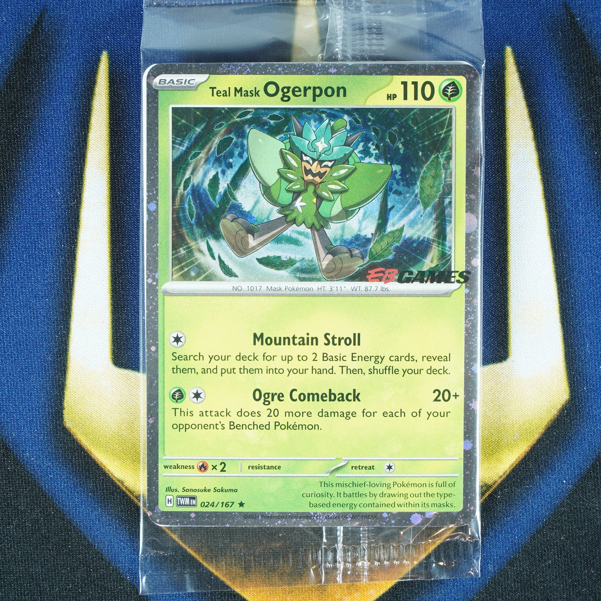 Teal Mask Ogerpon EB GAMES PROMO Promo 024/167 [SEALED M]