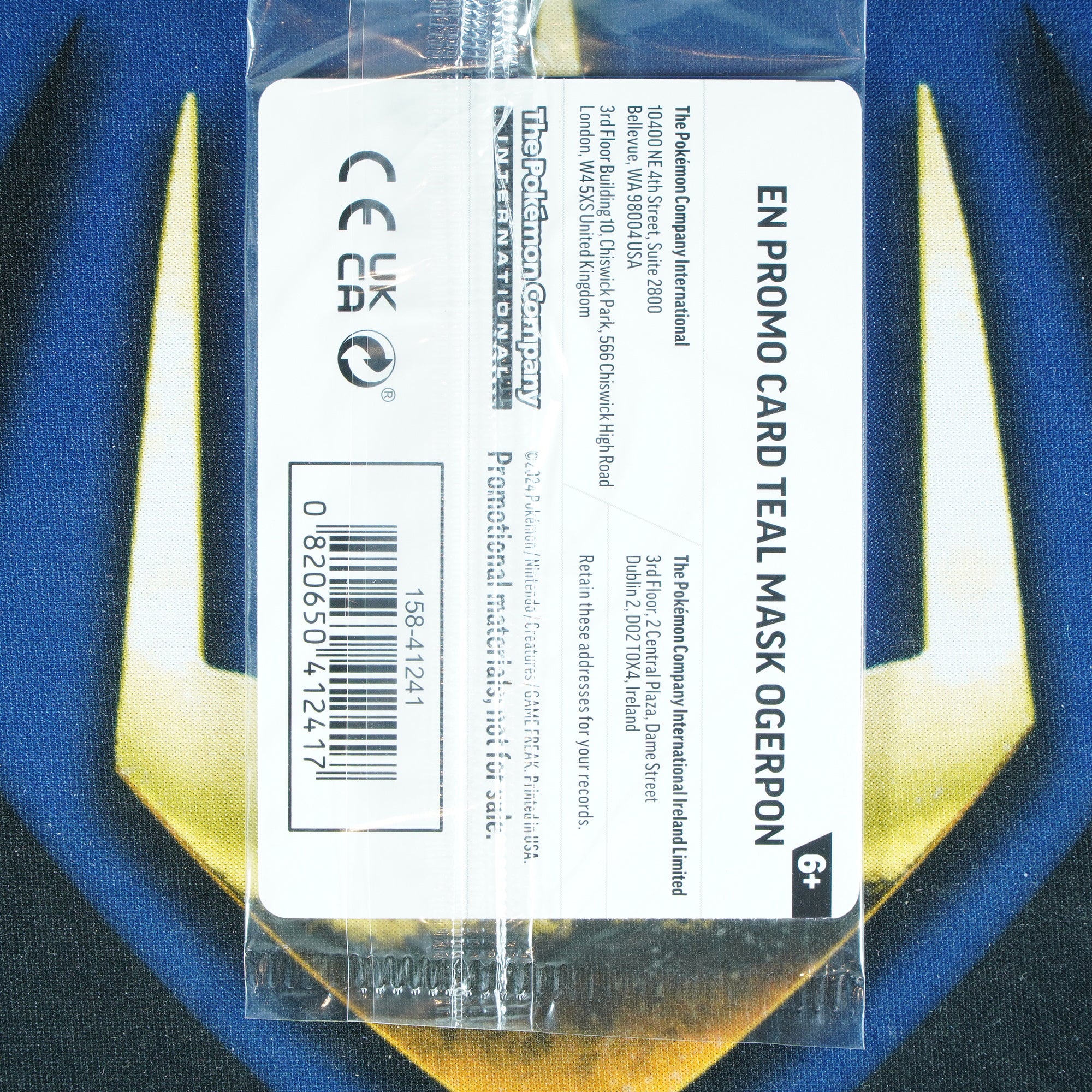 Teal Mask Ogerpon EB GAMES PROMO Promo 024/167 [SEALED M]
