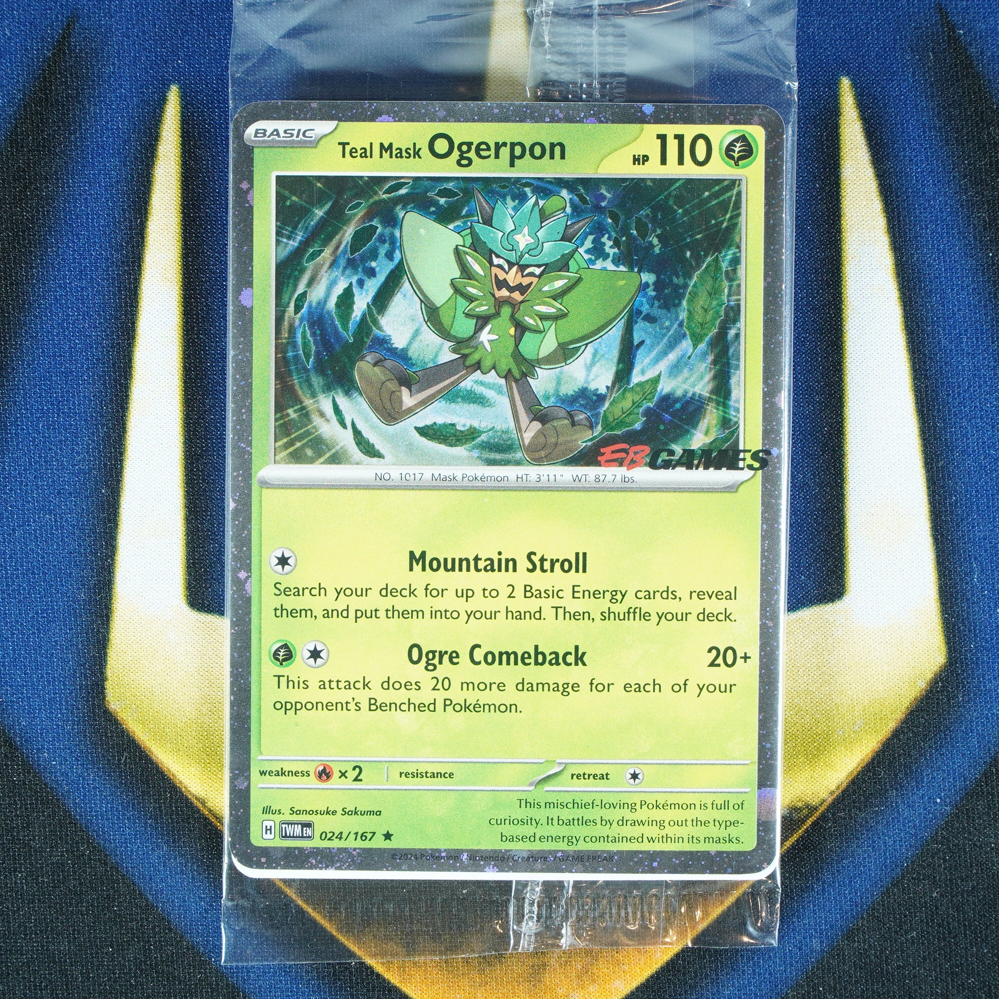 Teal Mask Ogerpon EB GAMES PROMO Promo 024/167 [SEALED M]