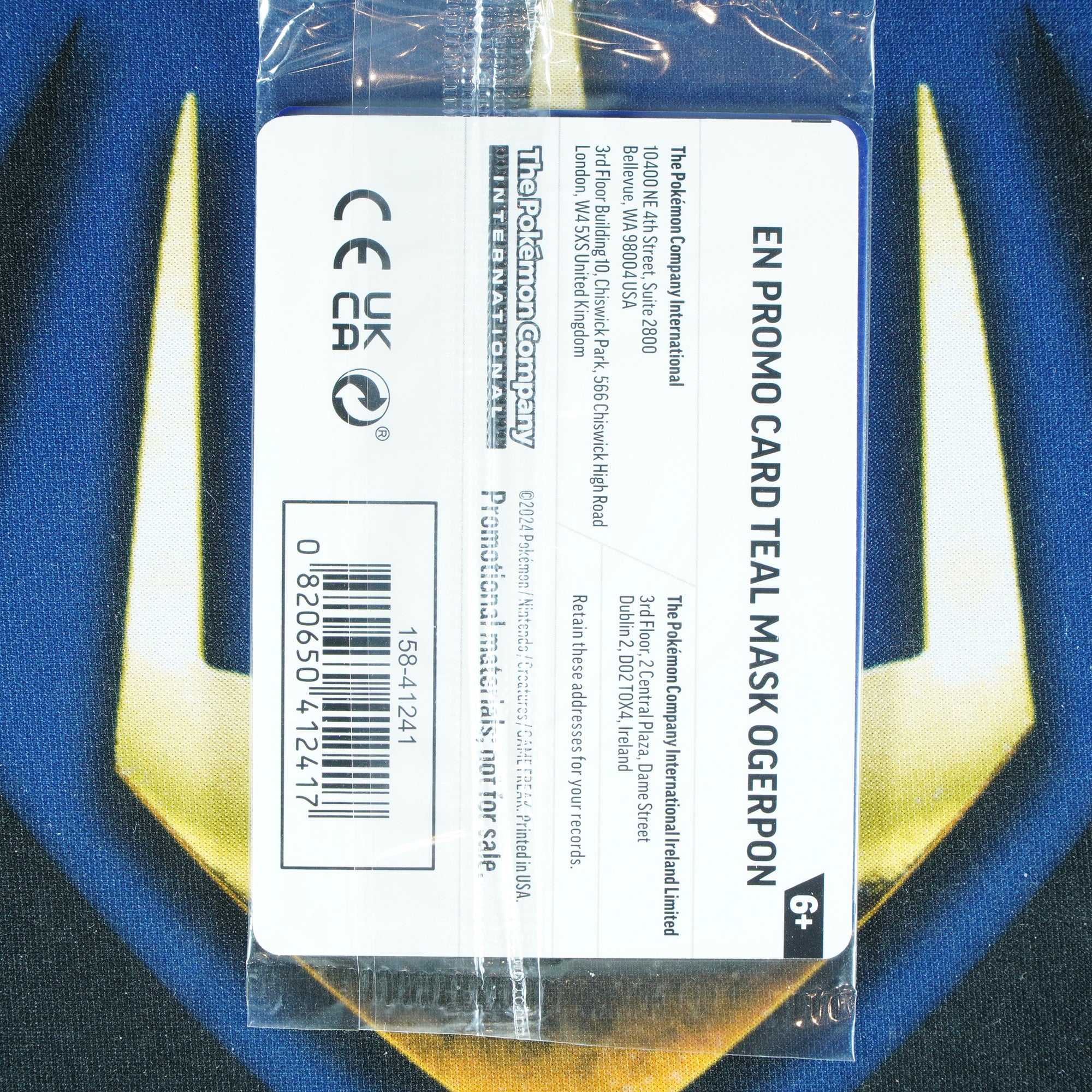 Teal Mask Ogerpon EB GAMES PROMO Promo 024/167 [SEALED M]