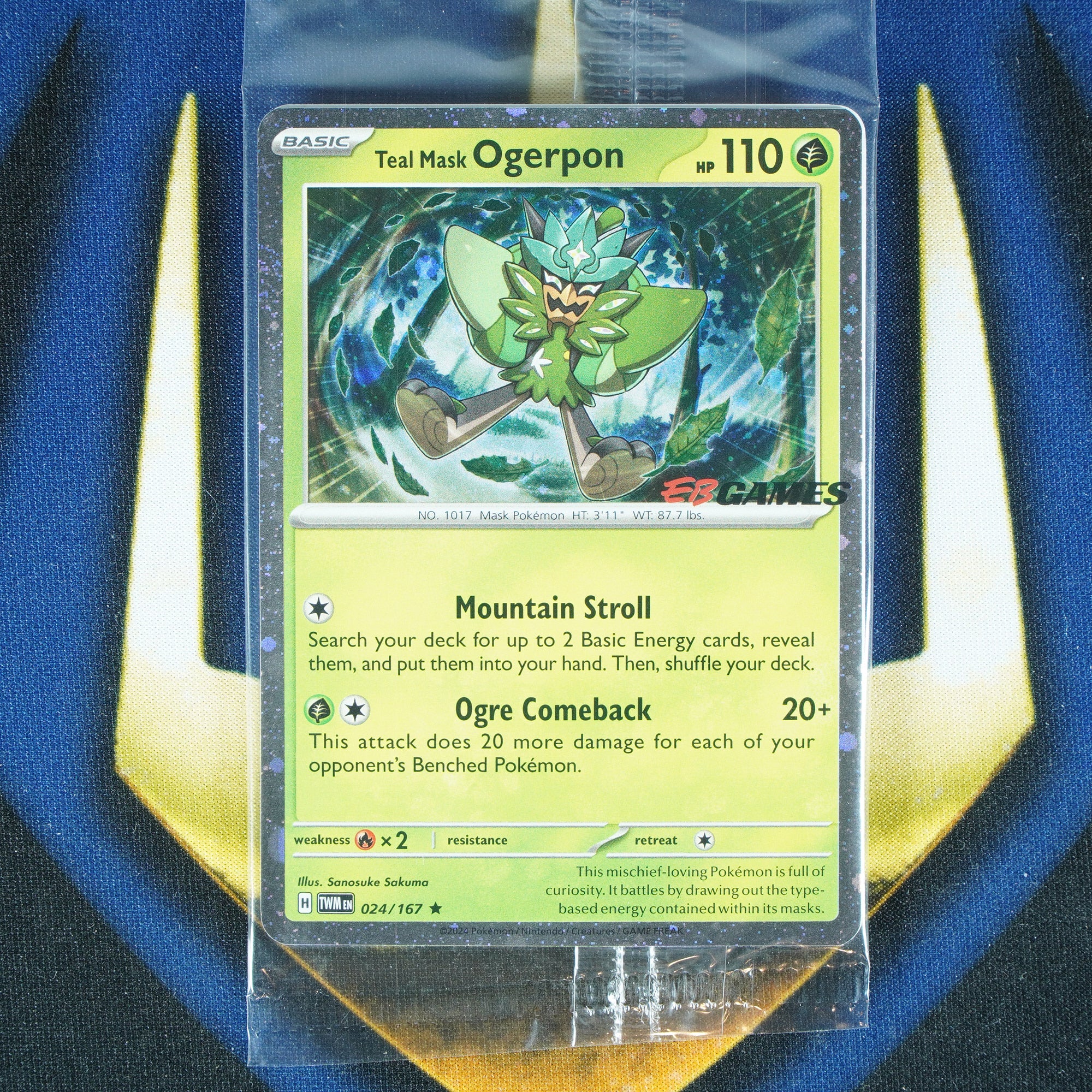 Teal Mask Ogerpon EB GAMES PROMO Promo 024/167 [SEALED M]
