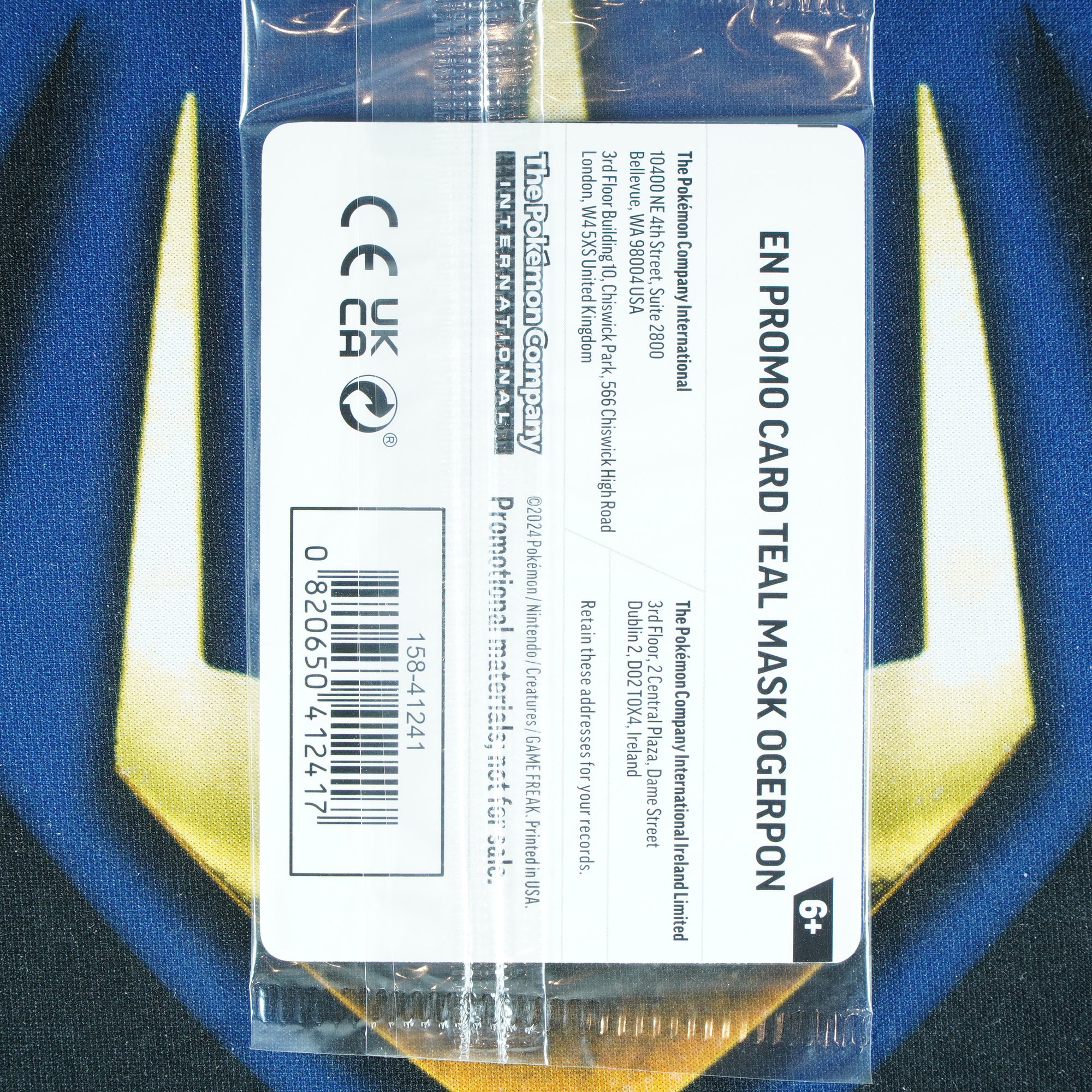 Teal Mask Ogerpon EB GAMES PROMO Promo 024/167 [SEALED M]