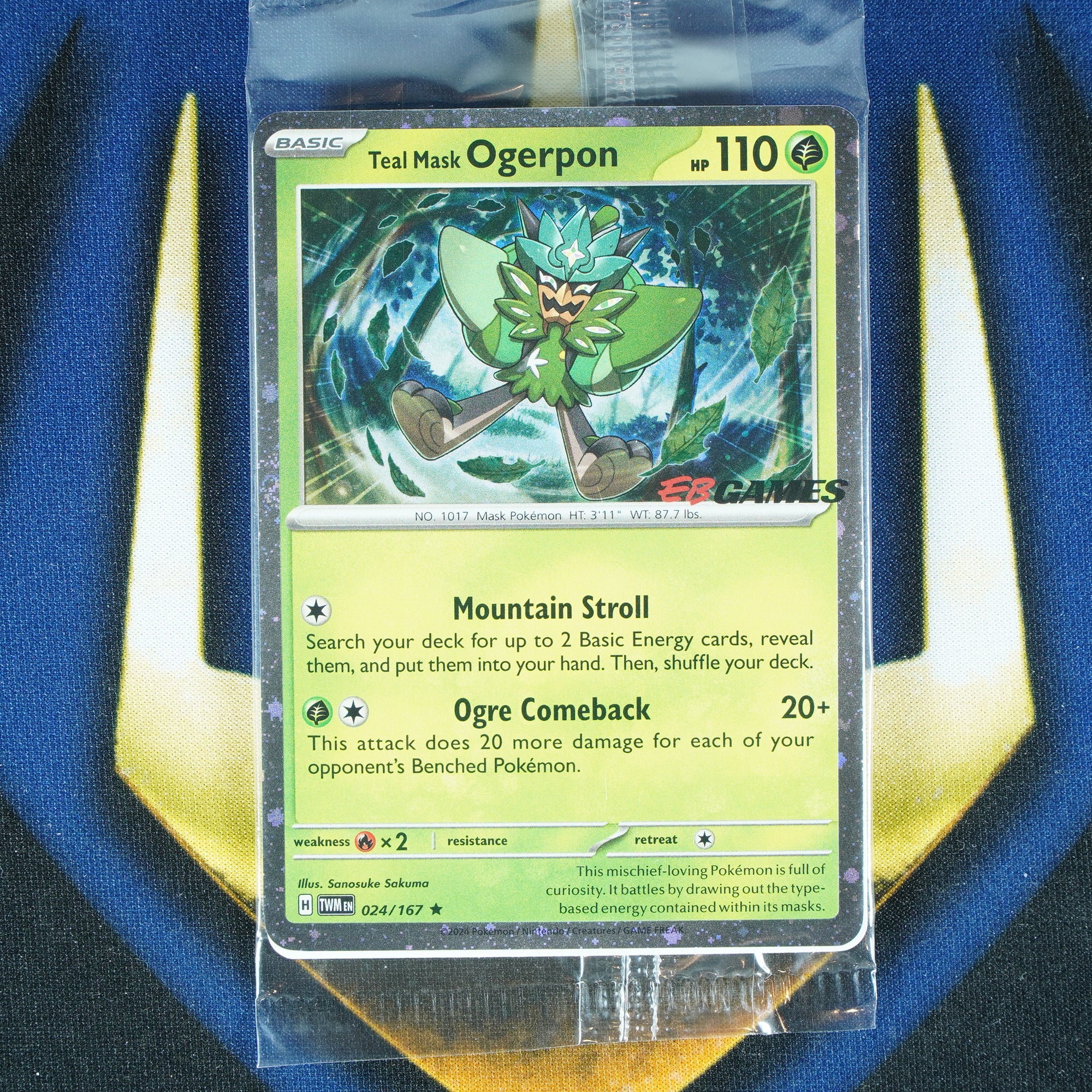 Teal Mask Ogerpon EB GAMES PROMO Promo 024/167 [SEALED M]