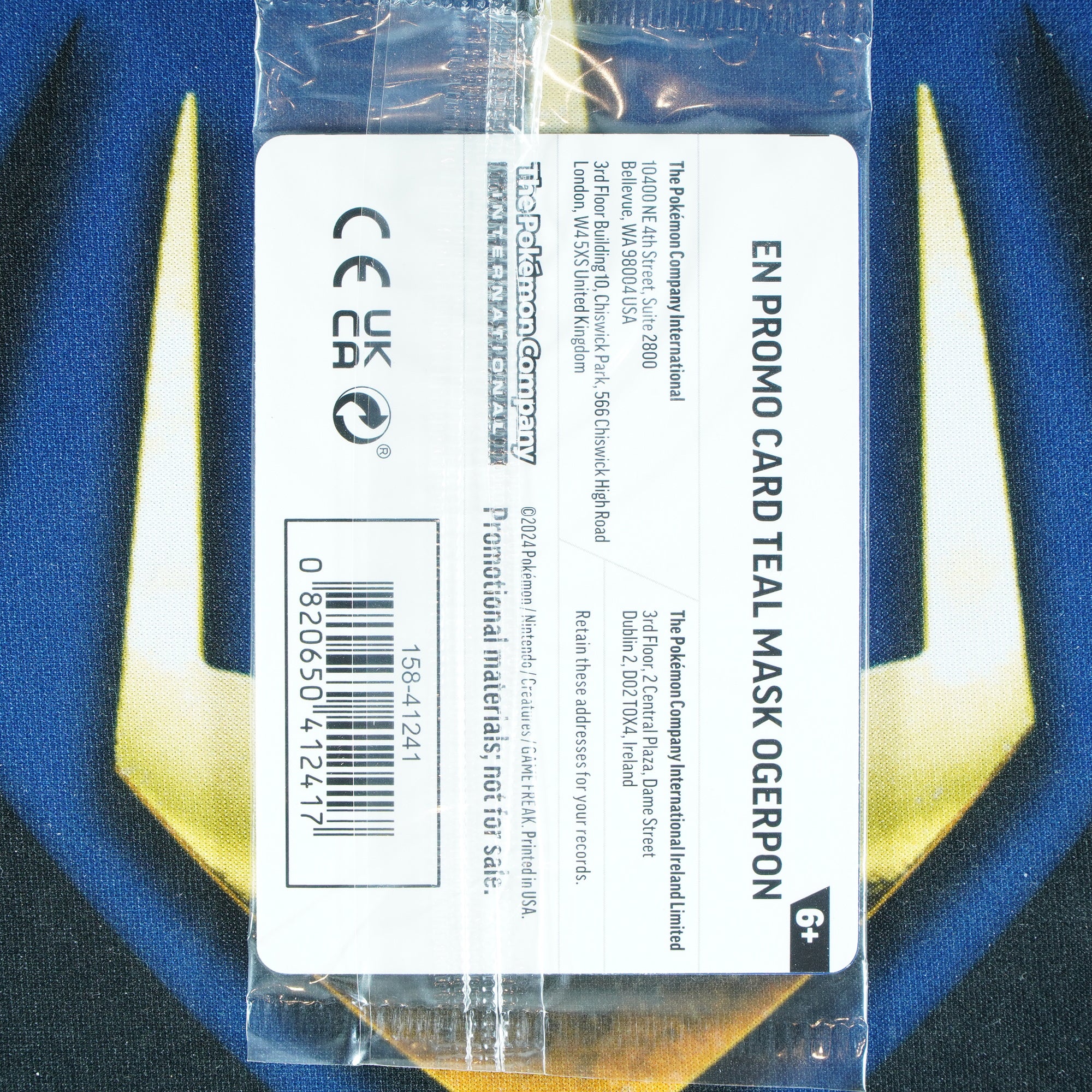 Teal Mask Ogerpon EB GAMES PROMO Promo 024/167 [SEALED M]