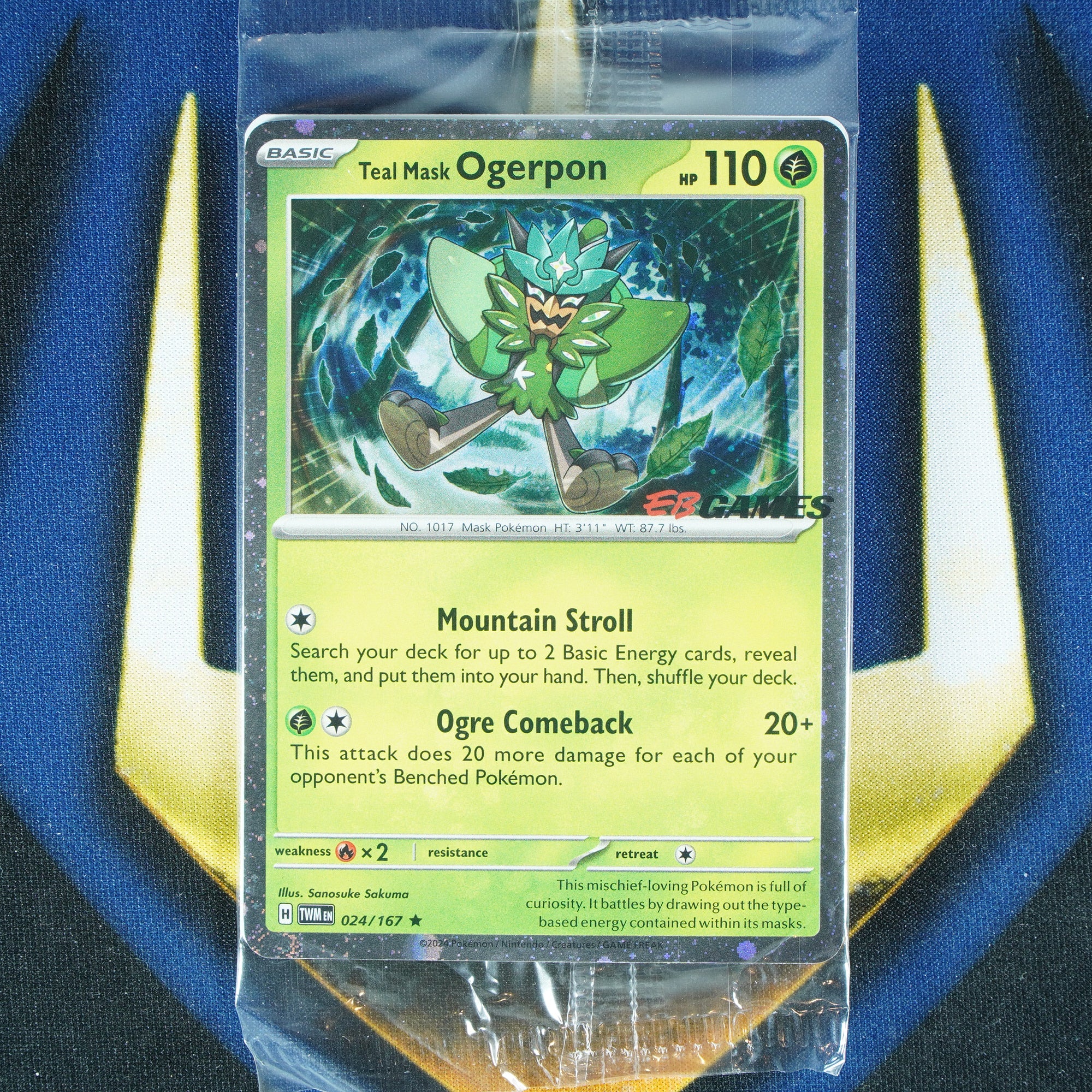 Teal Mask Ogerpon EB GAMES PROMO Promo 024/167 [SEALED M]