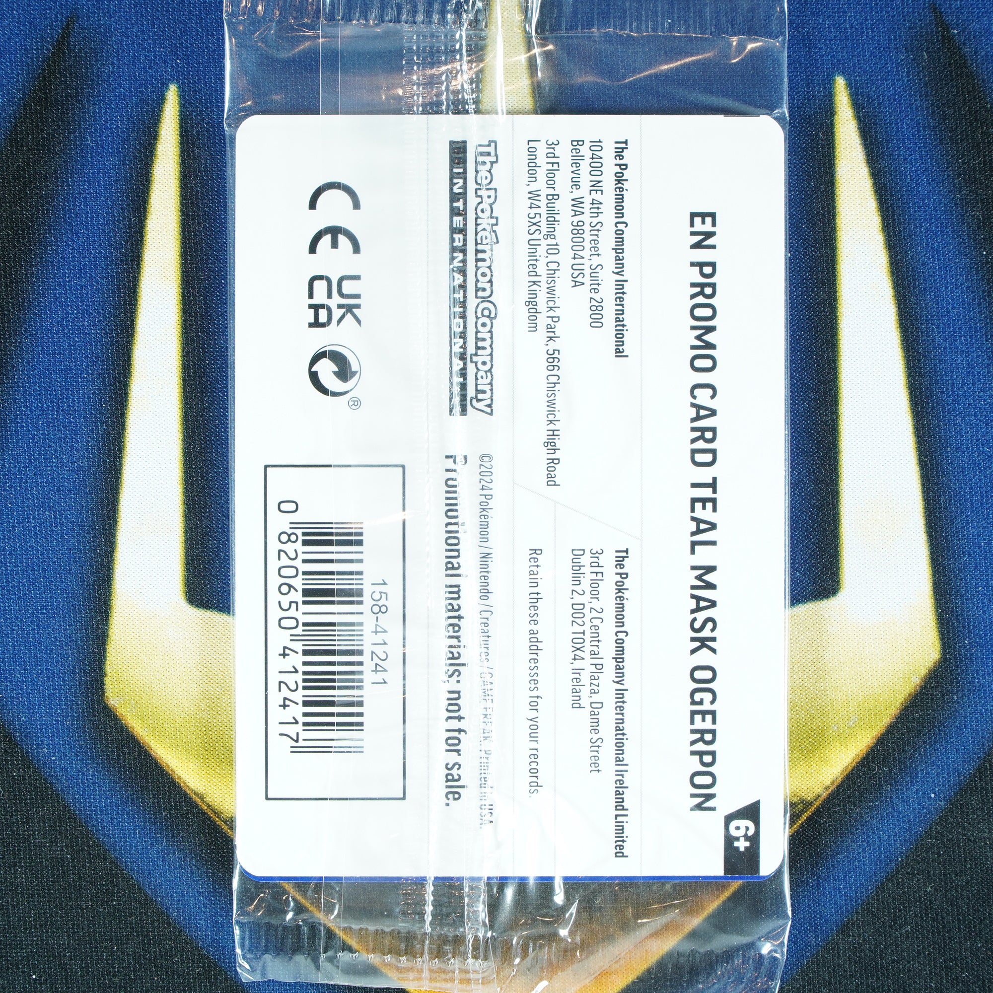 Teal Mask Ogerpon EB GAMES PROMO Promo 024/167 [SEALED M]