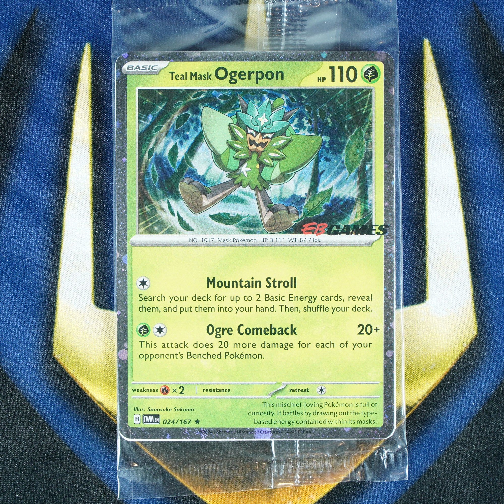 Teal Mask Ogerpon EB GAMES PROMO Promo 024/167 [SEALED M]