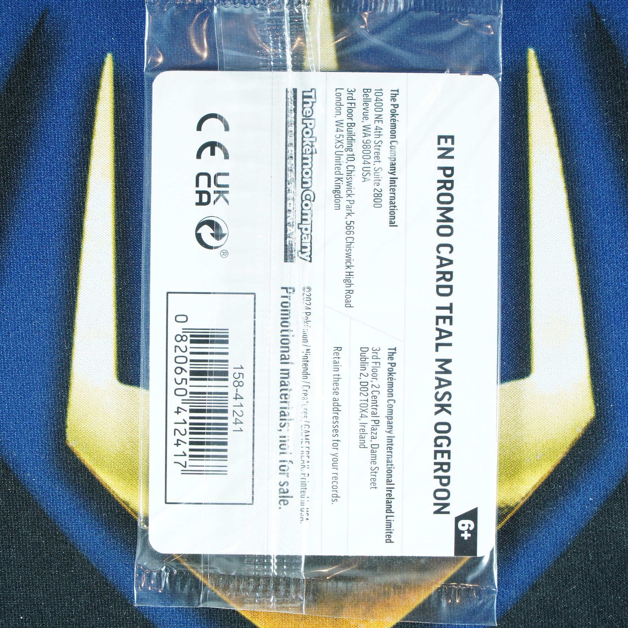 Teal Mask Ogerpon EB GAMES PROMO Promo 024/167 [SEALED M]