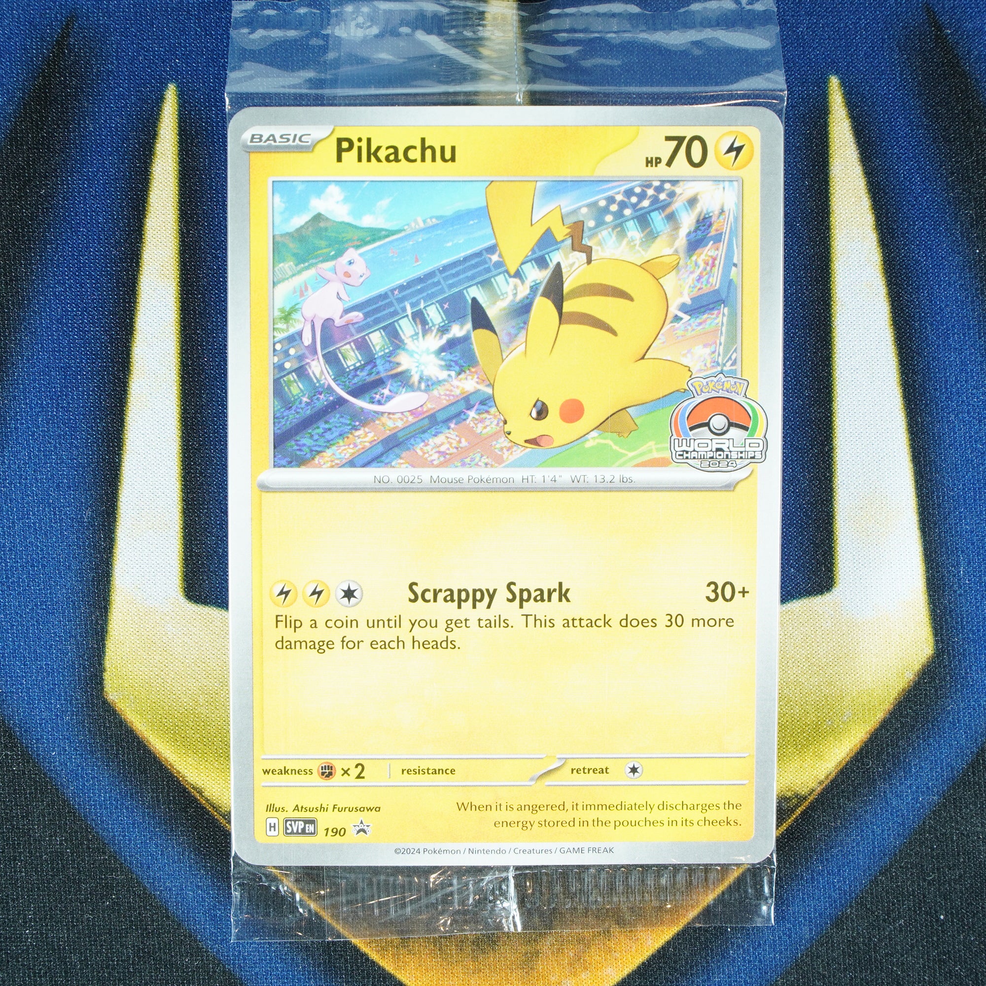 Pikachu BLACK STAR PROMO Promo SVP190 [SEALED M]