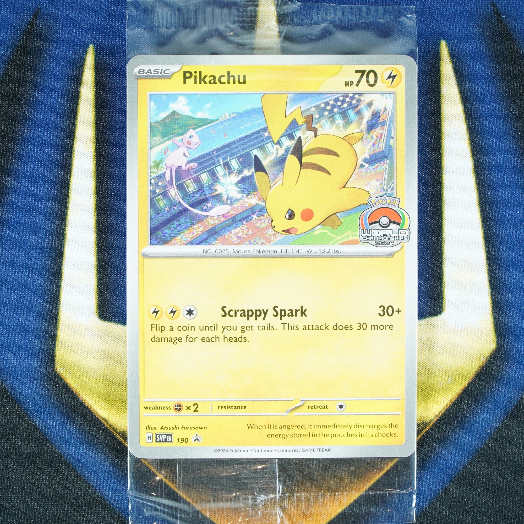 Pikachu BLACK STAR PROMO Promo SVP190 [SEALED M]