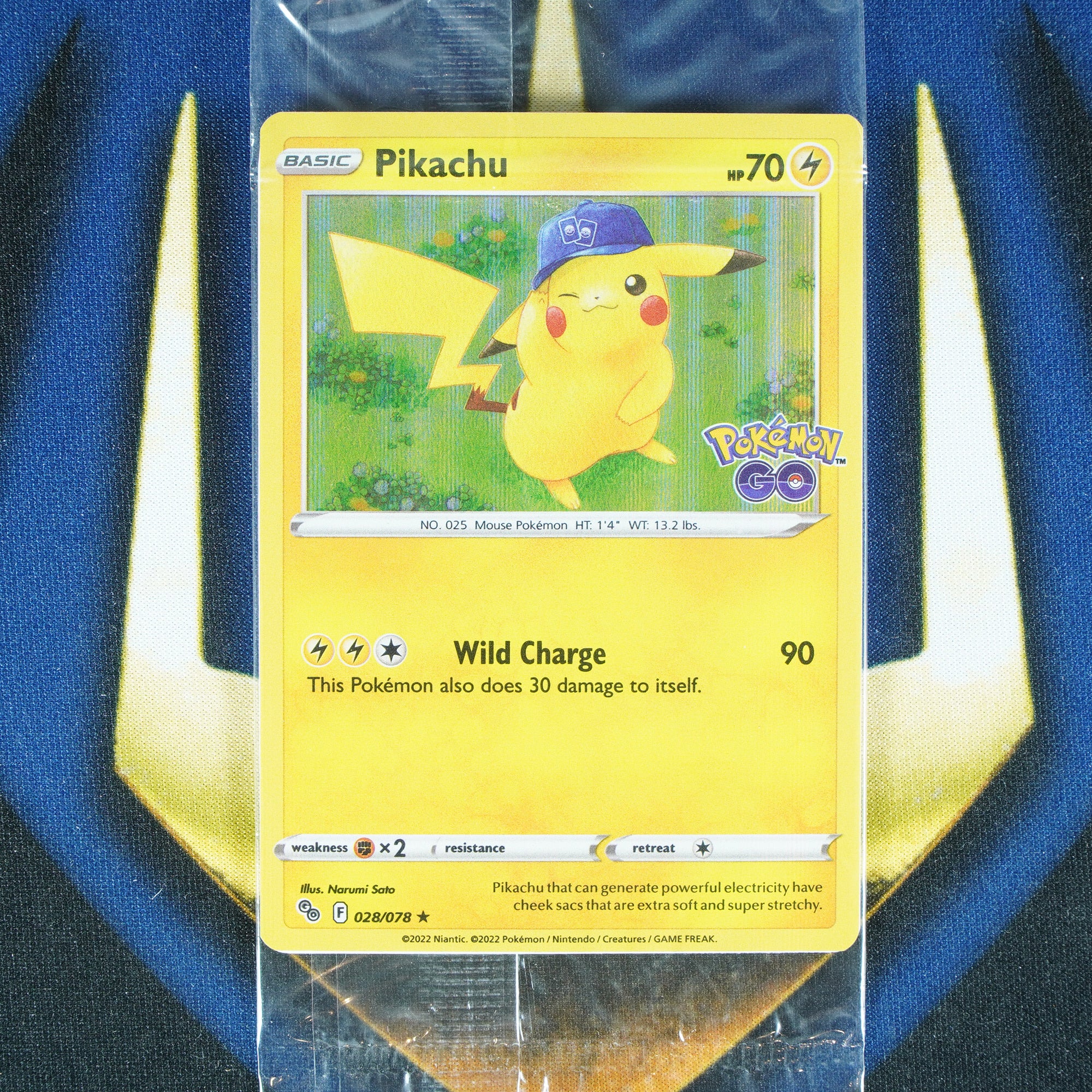 Pikachu POKEMON GO PROMO Promo 028/078 [SEALED M]