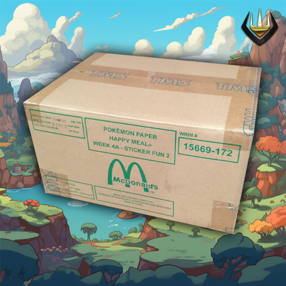 McDonalds 2021 Sticker Fun 2 Pokemon Sealed Case
