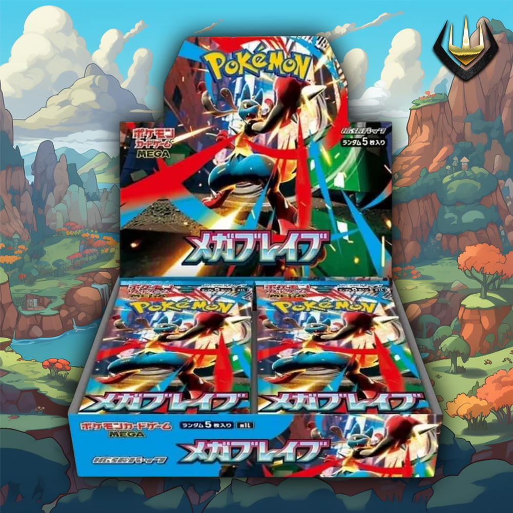 Mega Brave M1L Pokemon Japanese Booster Box Mega Brave M1L Pokemon Japanese Booster Box