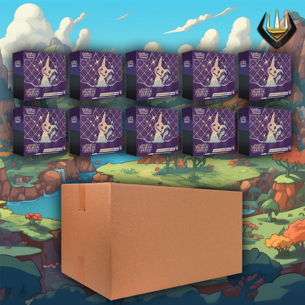Paldean Fates Pokemon ETB Elite Trainer Box Case [10 Boxes/Case]