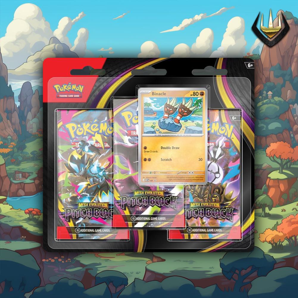 Pitch Black Pokémon Blister Pack [3 Packs]