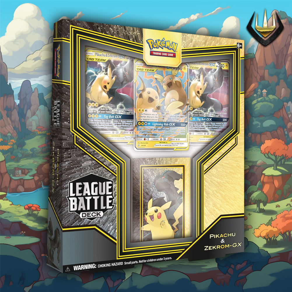 Pokémon League Battle Deck Box [Pikachu & Zekrom G-X]