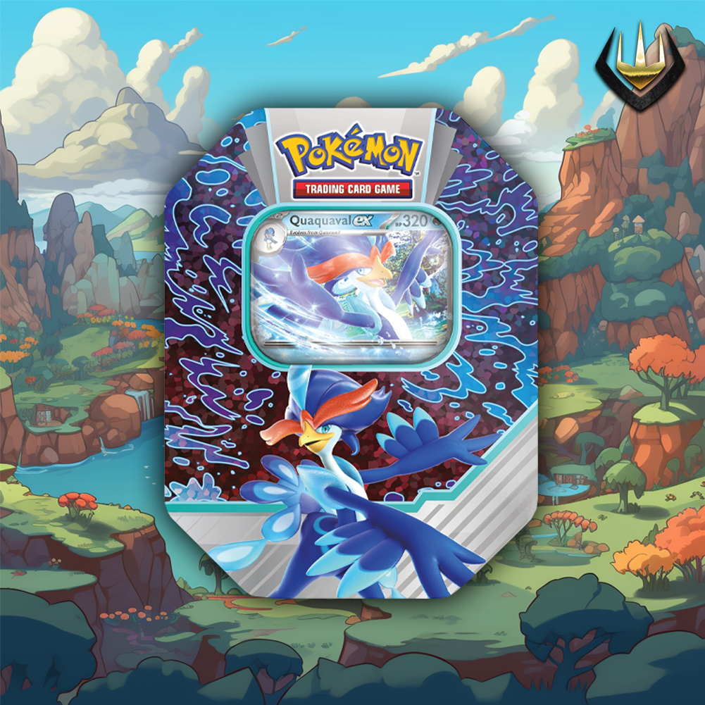 Paldea Partners Pokemon Display Tin [Quaquaval]