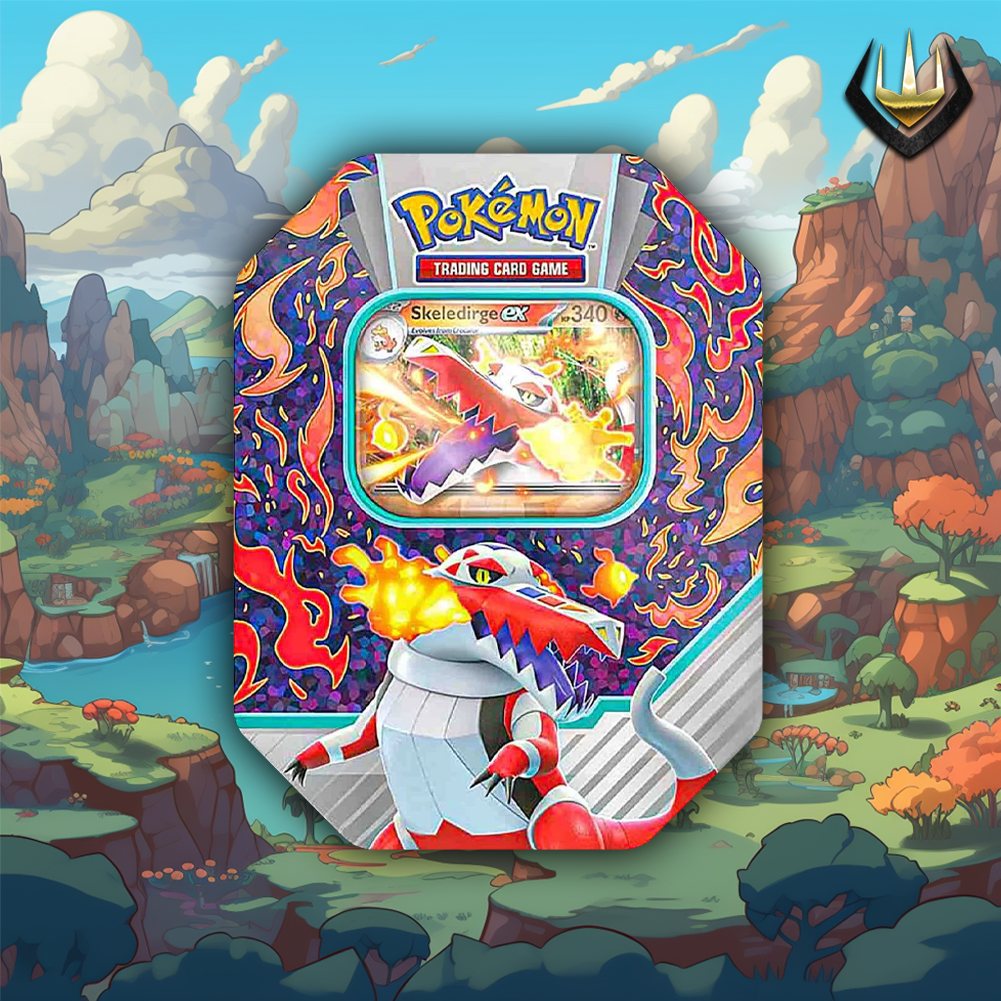 Paldea Partners Pokemon Display Tin [Skeledirge]